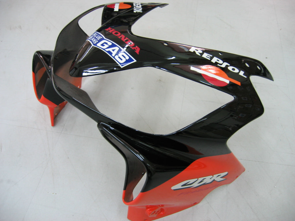 2004-2007 Honda CBR 600 F4i Zwart Repsol Racing stroomlijnkappen Generiek