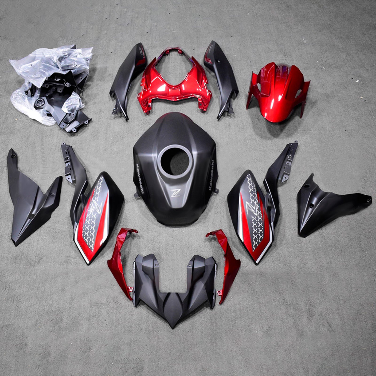 Injection Fairing Kit Bodywork Plastic ABS fit For Kawasaki Z400 2018-2024