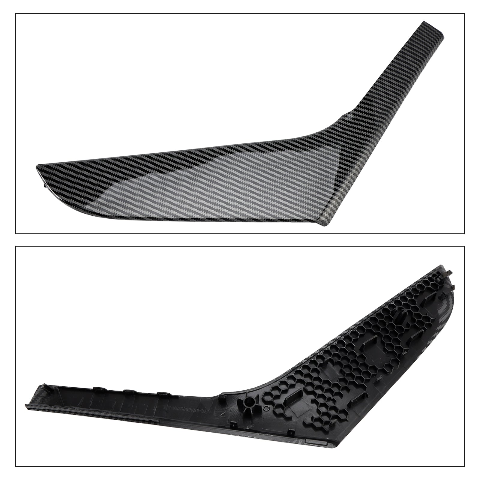 2 stuks over & Afdekking van de rechter binnendeurgreep voor VW Golf 6 MK6 2009-2013