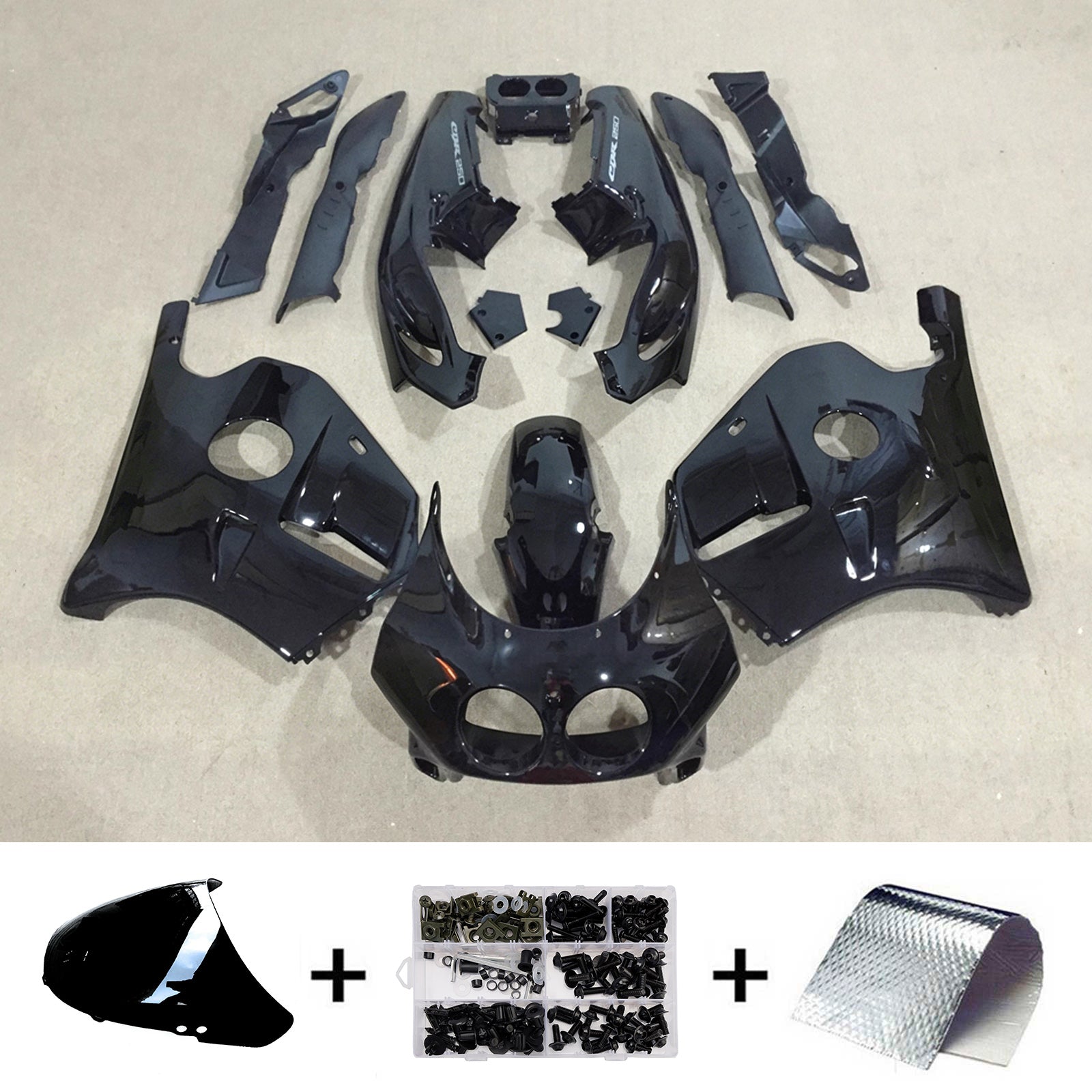 Injection Fairing Kit Bodywork Plastic ABS For Honda CBR250RR MC22 1990-1998