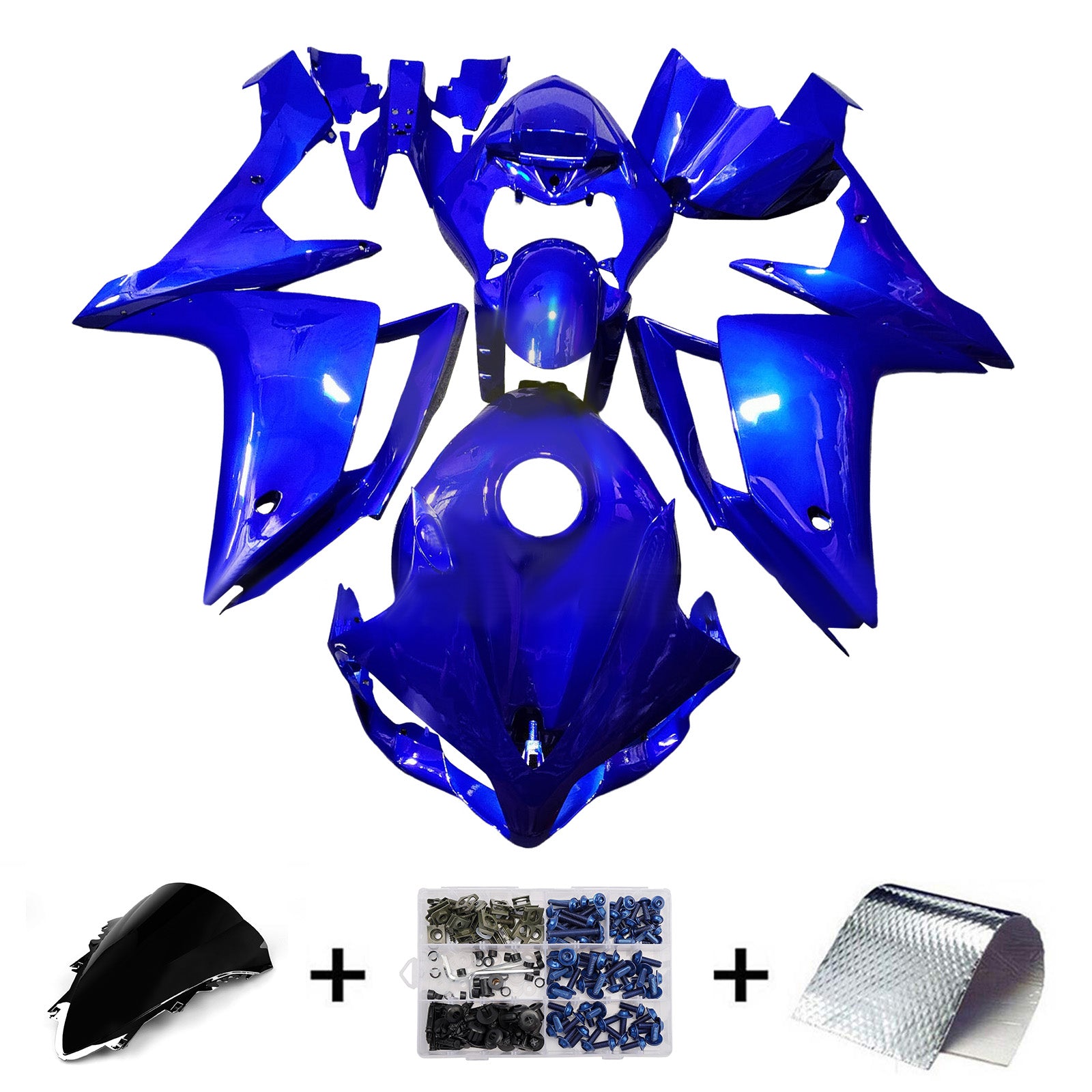 Injection Fairing Kit Bodywork Plastic ABS For Yamaha YZFR1 YZF-R1 2007-2008