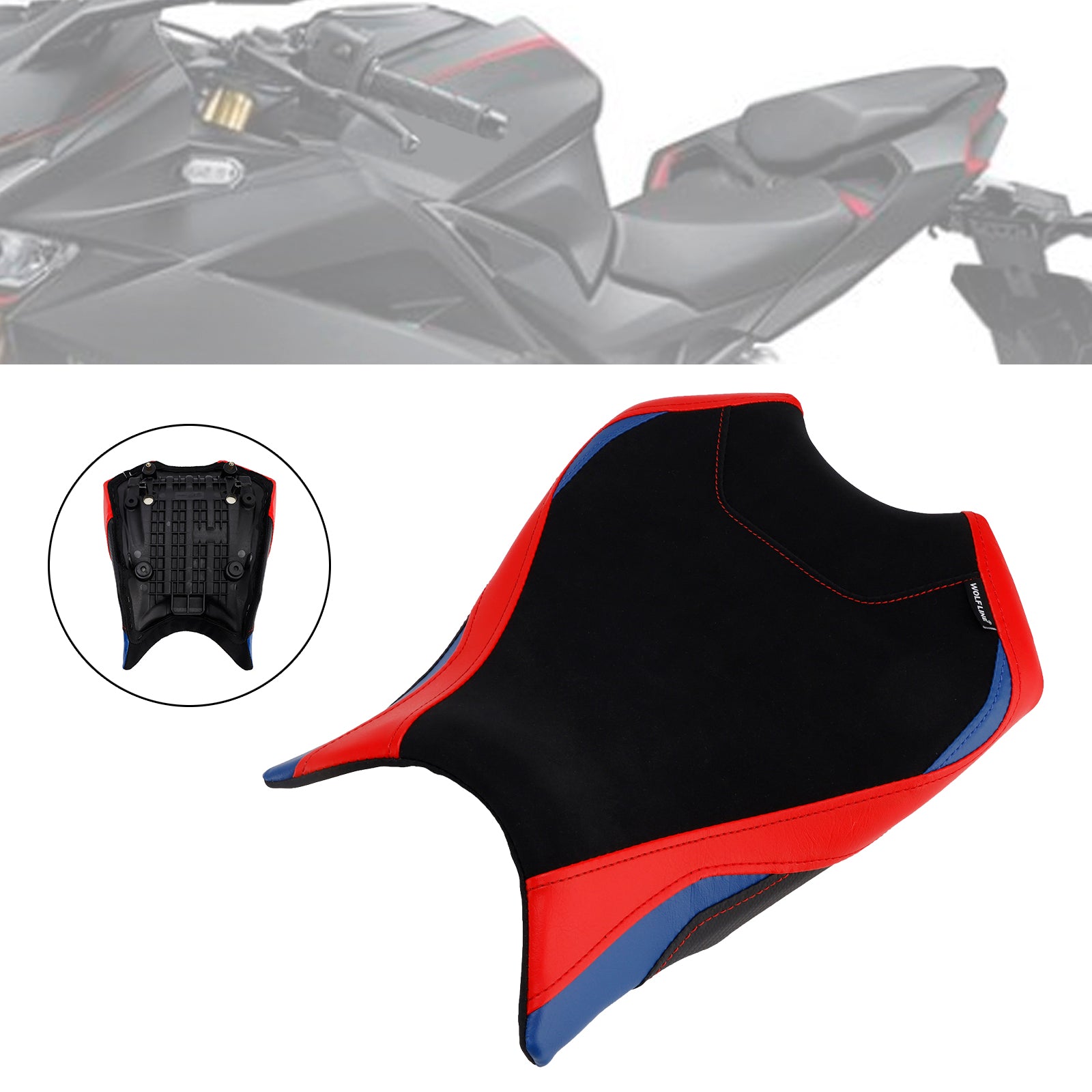 2017-2025 Honda Cbr250Rr Front Raider Seat Driver Cushion Lower Black