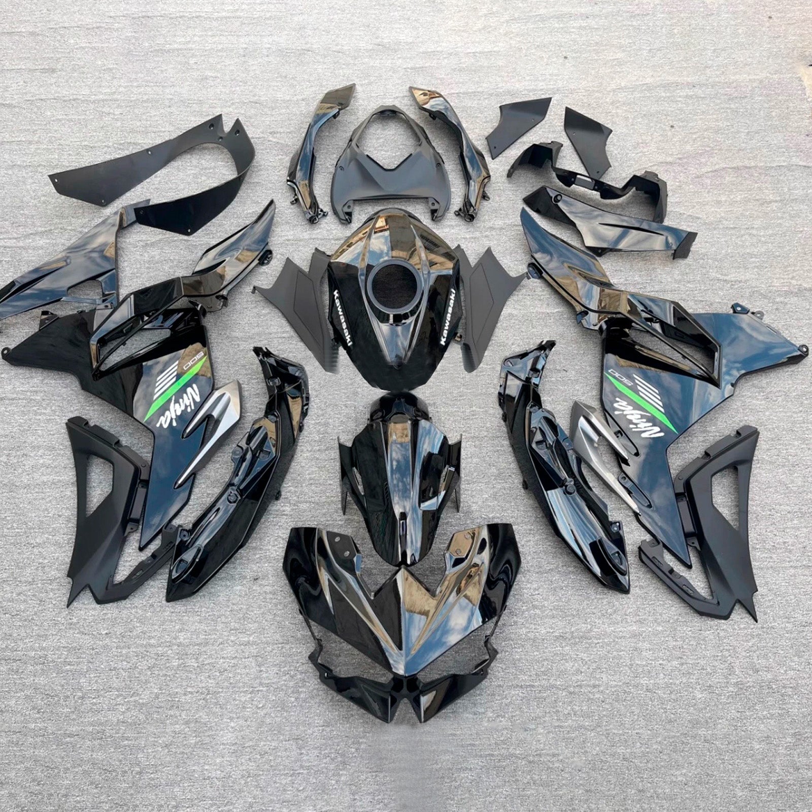 Kit carena iniezione Carrozzeria ABS adatto per Kawasaki Ninja 500 2024-2025