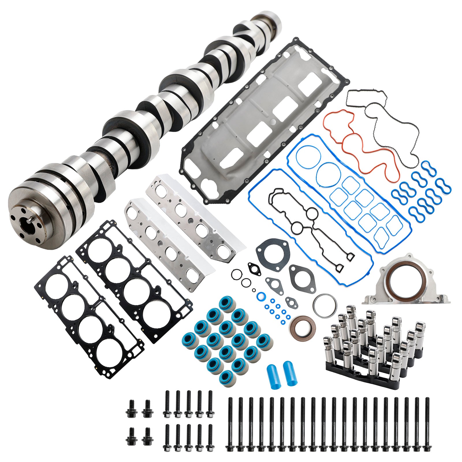 MDS Lifters & Pakkingen & Nokkenas Kit Geschikt voor Ram 1500 5.7L 09-19 Hemi V8 Vervanging