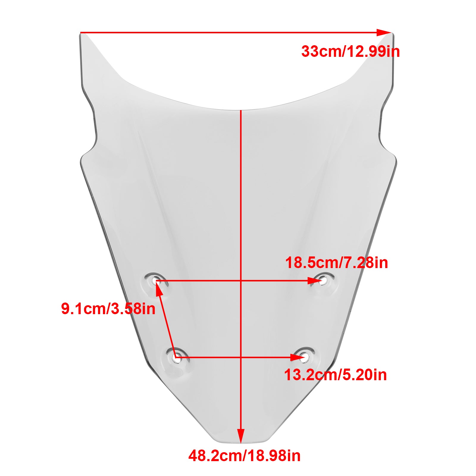 2021-2023 Suzuki GSX-S1000GT Windshield WindScreen