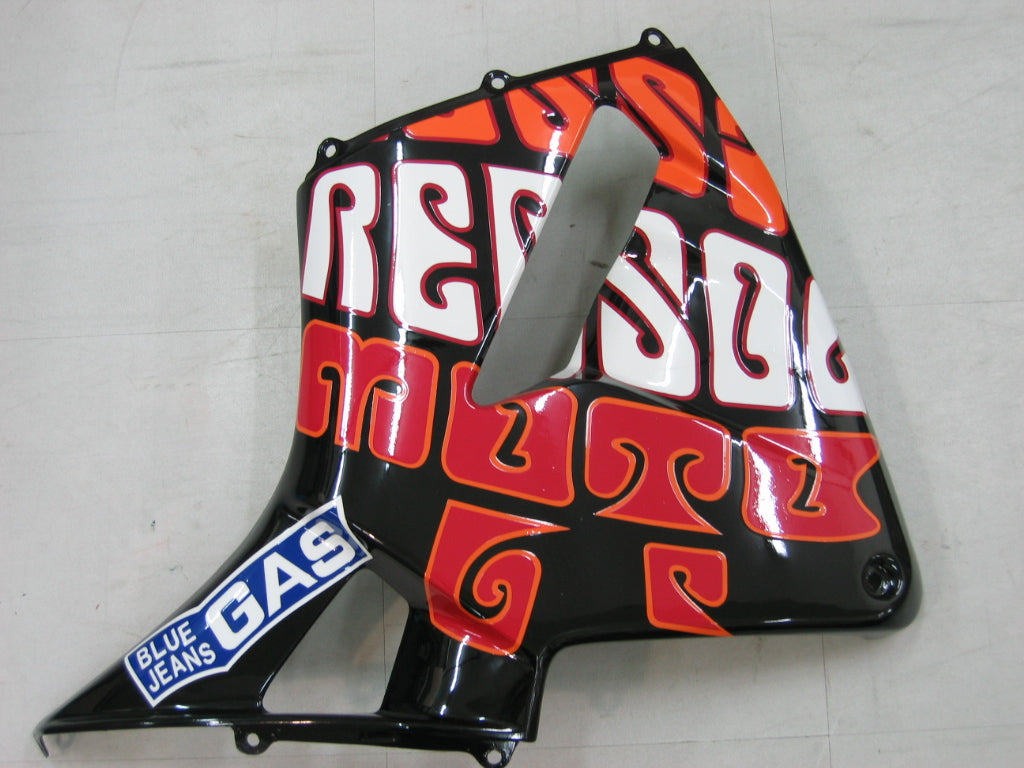 2005-2006 Honda CBR 600 RR Geel Zwart Valentino Rossi Racing stroomlijnkappen Generiek