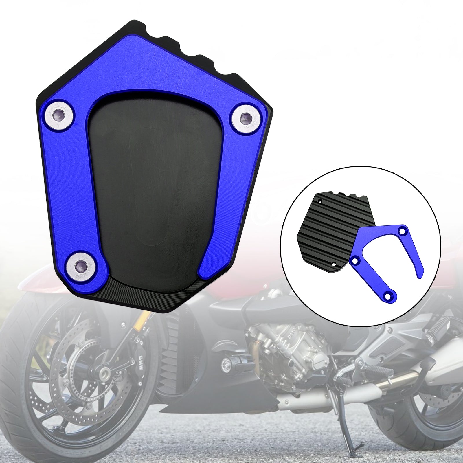 Kickstand Enlarge Plate Pad fit for BMW K1600 2016-2022