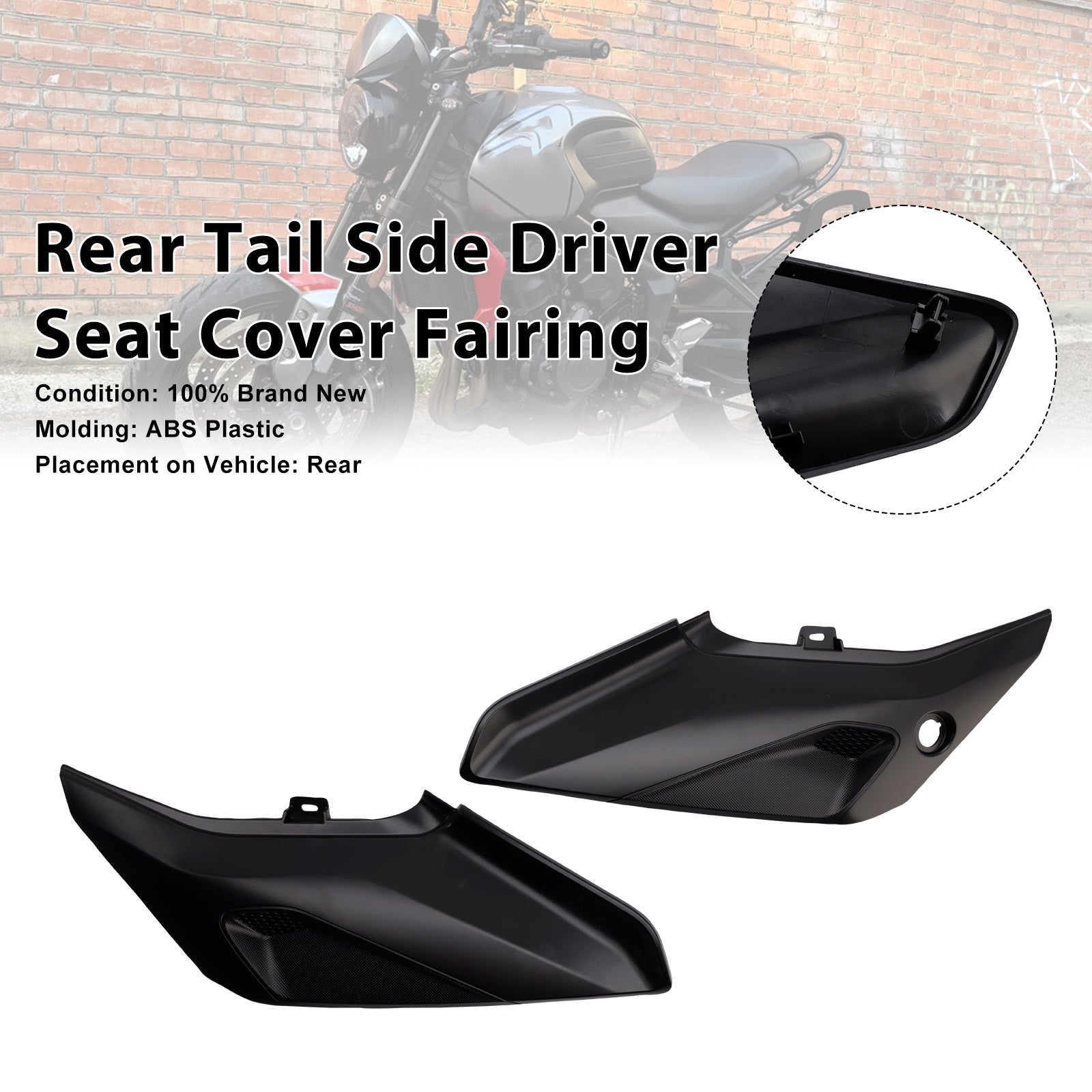Side Seat Panel Fairing Cowl For Trident 660 2022-2026