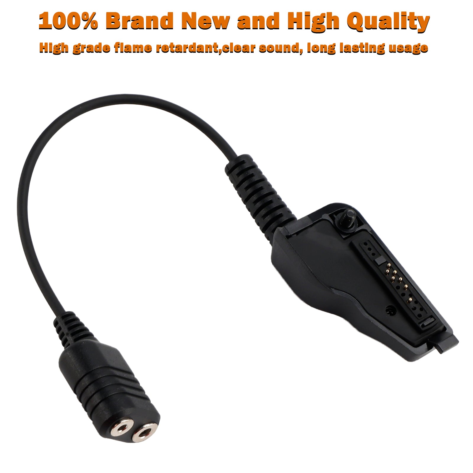 K Interface Headset Port Converter Cable for TKD3188 TK-D300 TK390 TK3185 TK3140