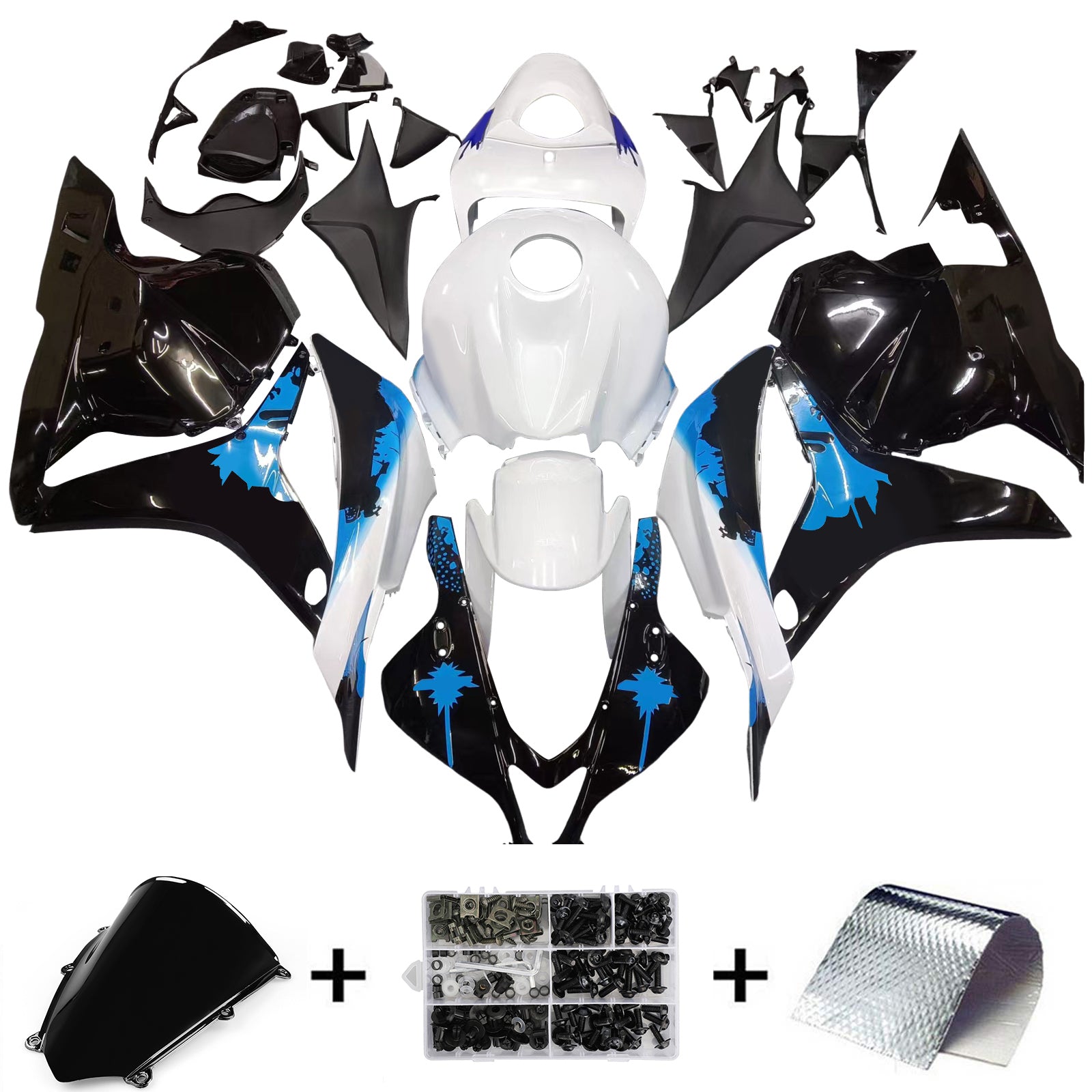 Injection Fairing Kit Bodywork Plastic ABS fit For Honda CBR600RR 2009-2012