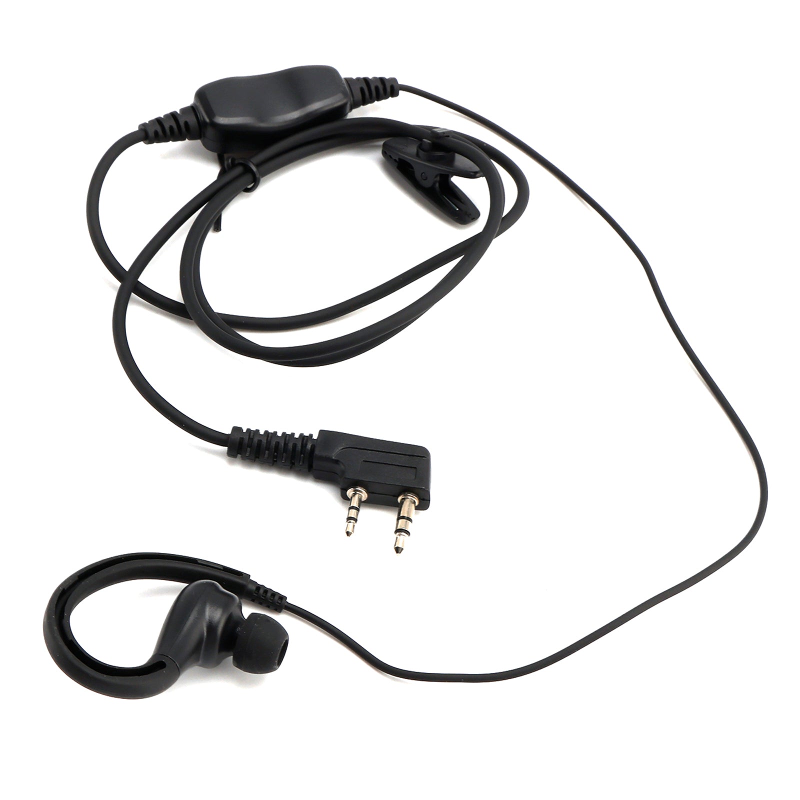 Casque à crochet d'oreille bicolore K-029 636, pour TK-220 TH-F6 RPV516A KG-UVD1P TG-2AT