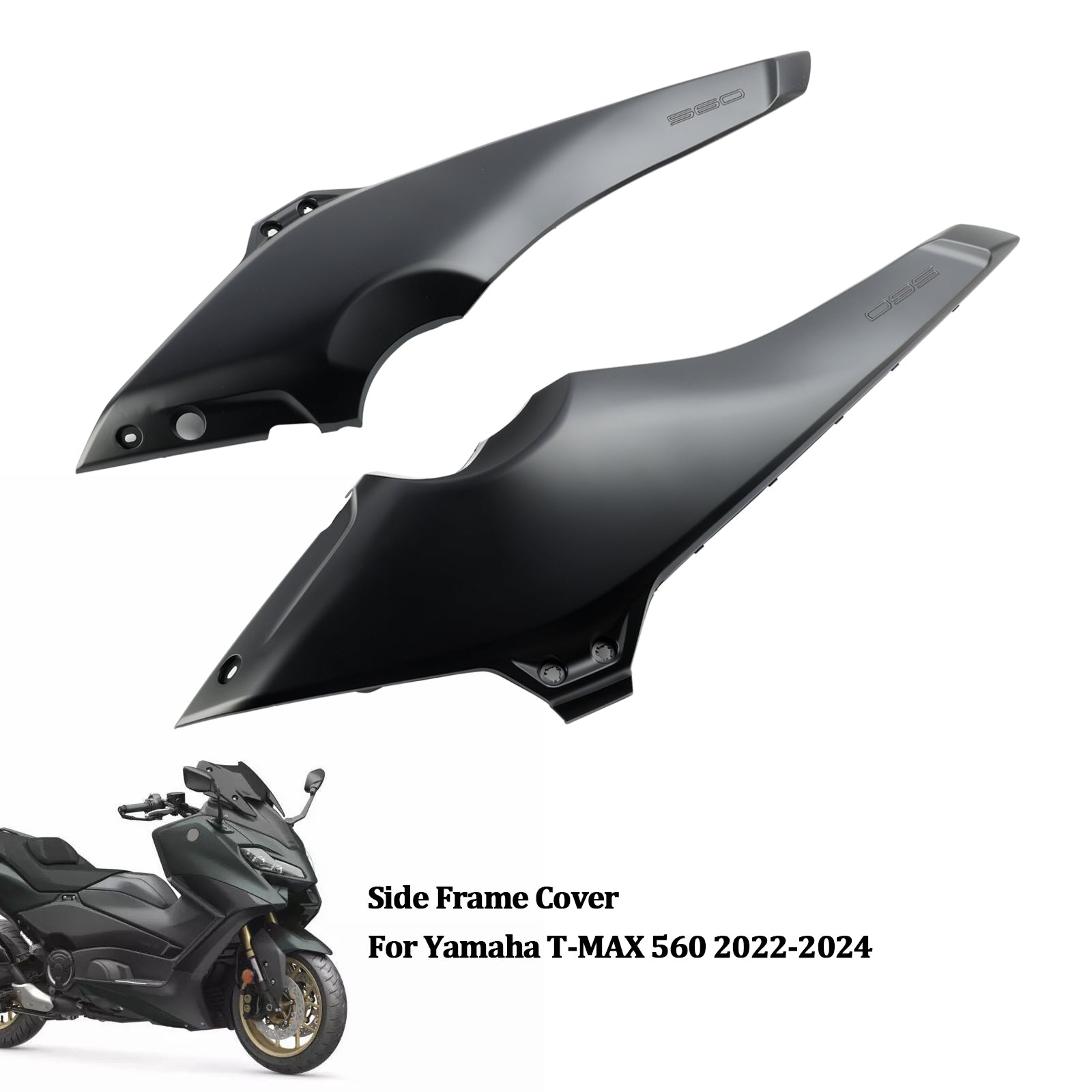 Side Frame Cover Panels Fairing Cowls For Yamaha T-MAX 560 2022-2024