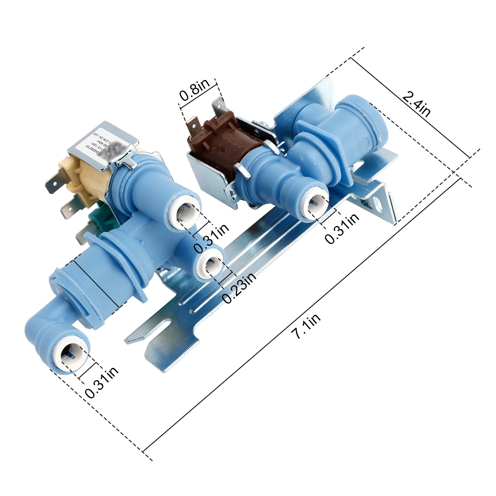 242252702 240531101 Water Inlet Valve for Kenmore for Electrolux Frigidaire