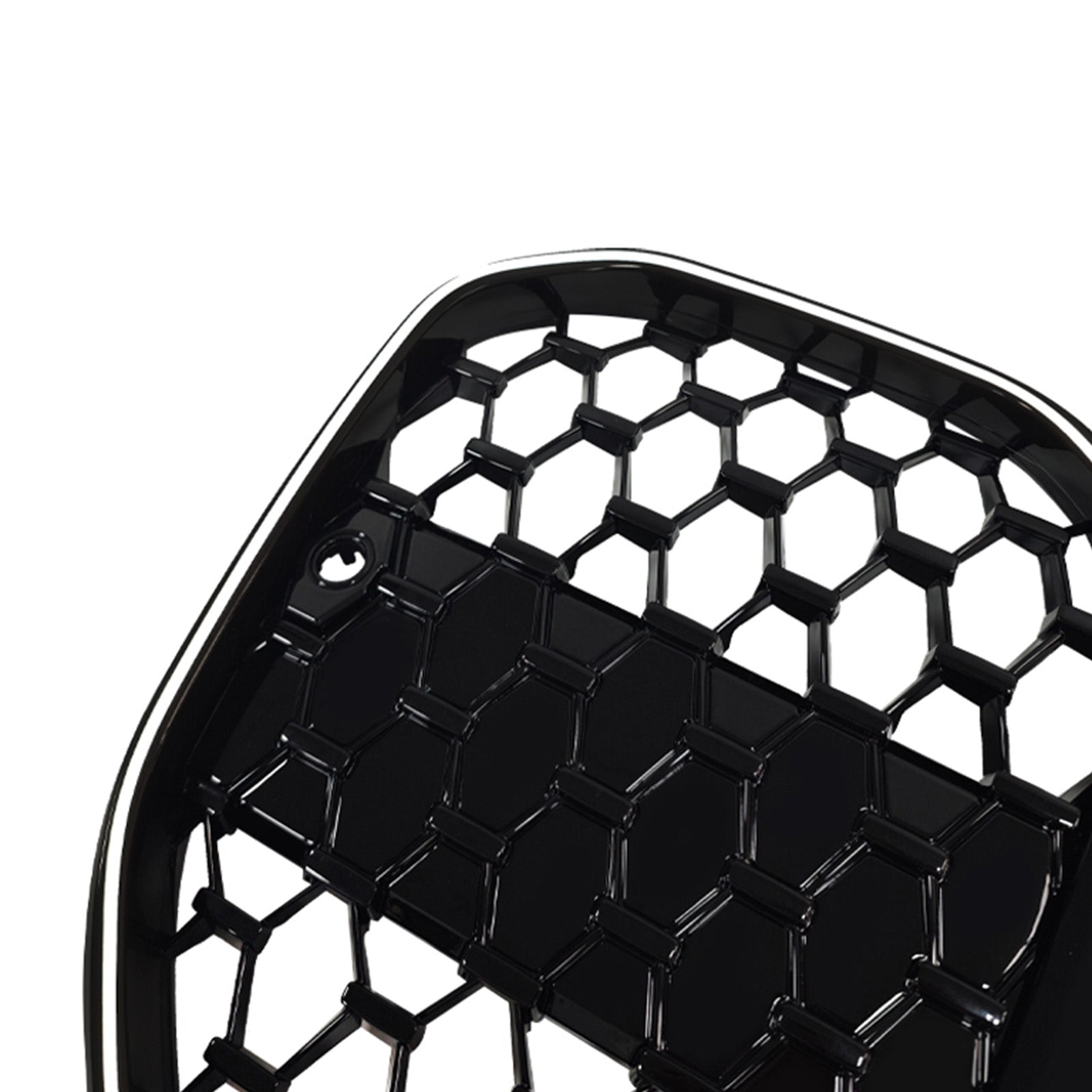 Black Front Bumper Grille Grill Fit BMW 4 Series G22 G23 G82 2020-2025 W/O ACC