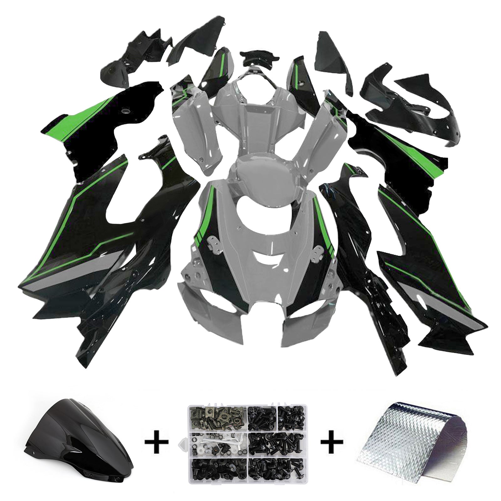 2021-2024 Kawasaki ZX-10R ZX10RR Injection Fairing Kit Bodywork ABS