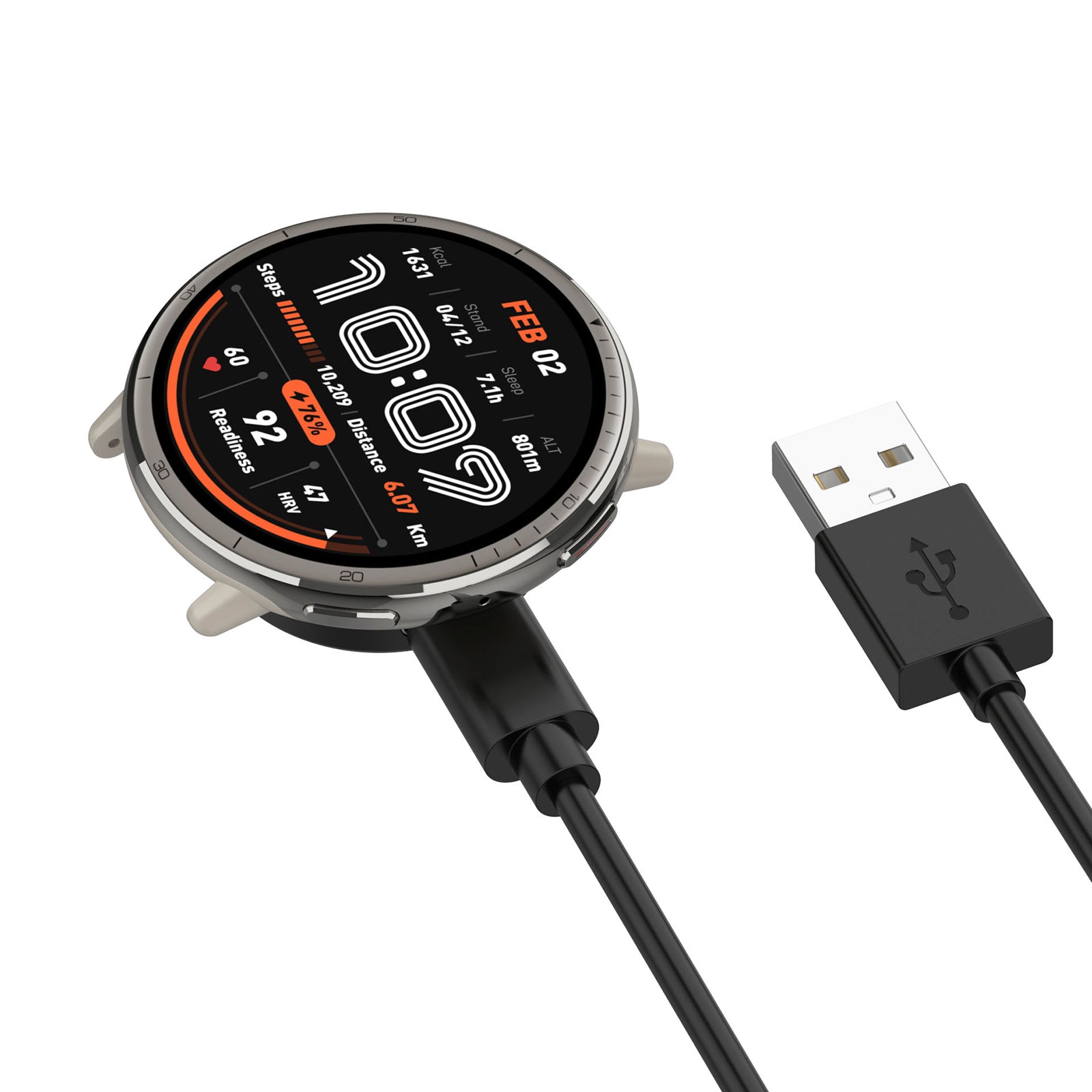 Bærbar utskifting Lading Dock Stand for Huami Watch Amazfit Active2 (A2437)