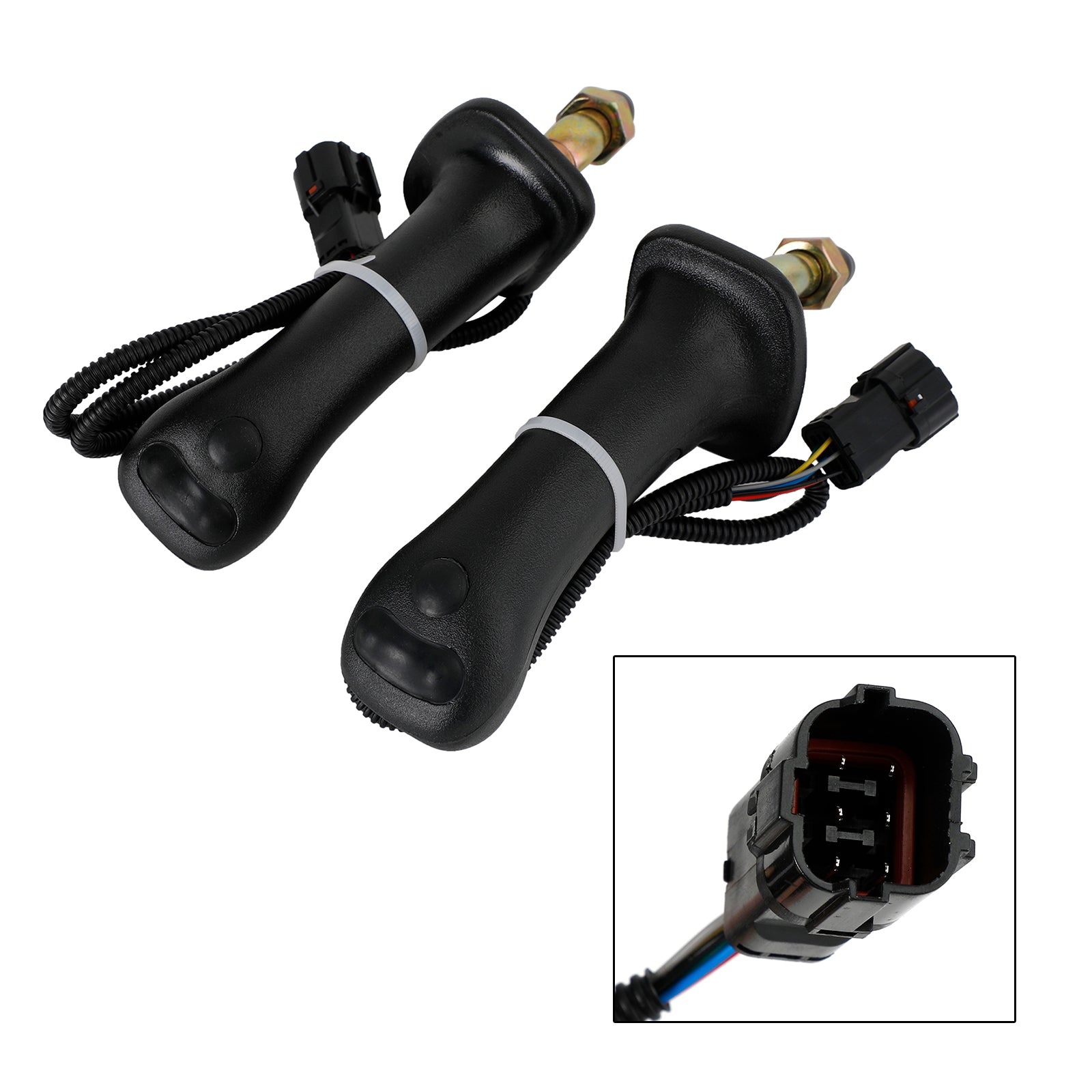 Paire de poignées de Joystick pour pelle à 3 boutons, adaptées à Doosan DH DX150 225 300 370-9C