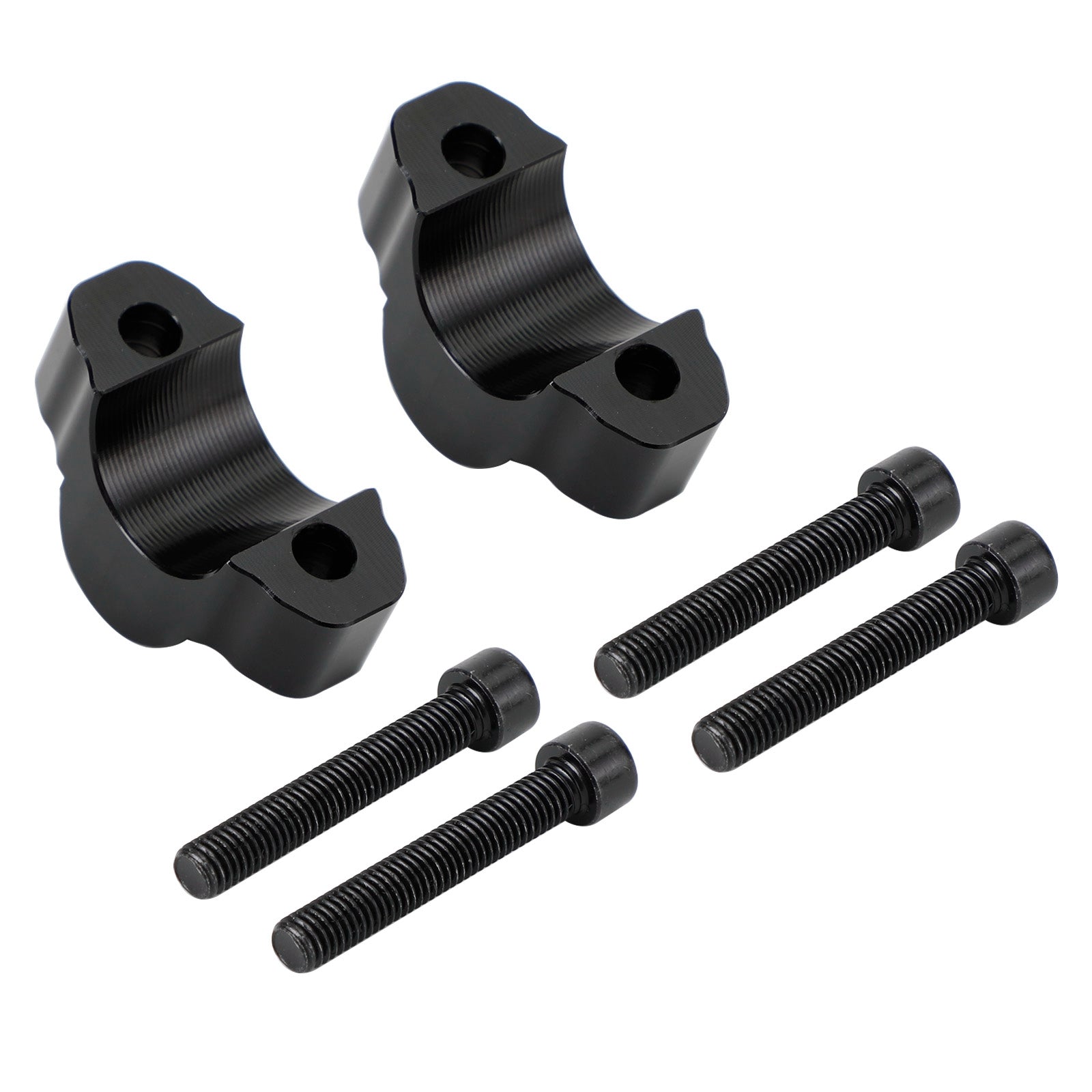 2019 - 2023 Yamaha Tenere 700 Aluminum Handlebar Risers 20 mm - Black