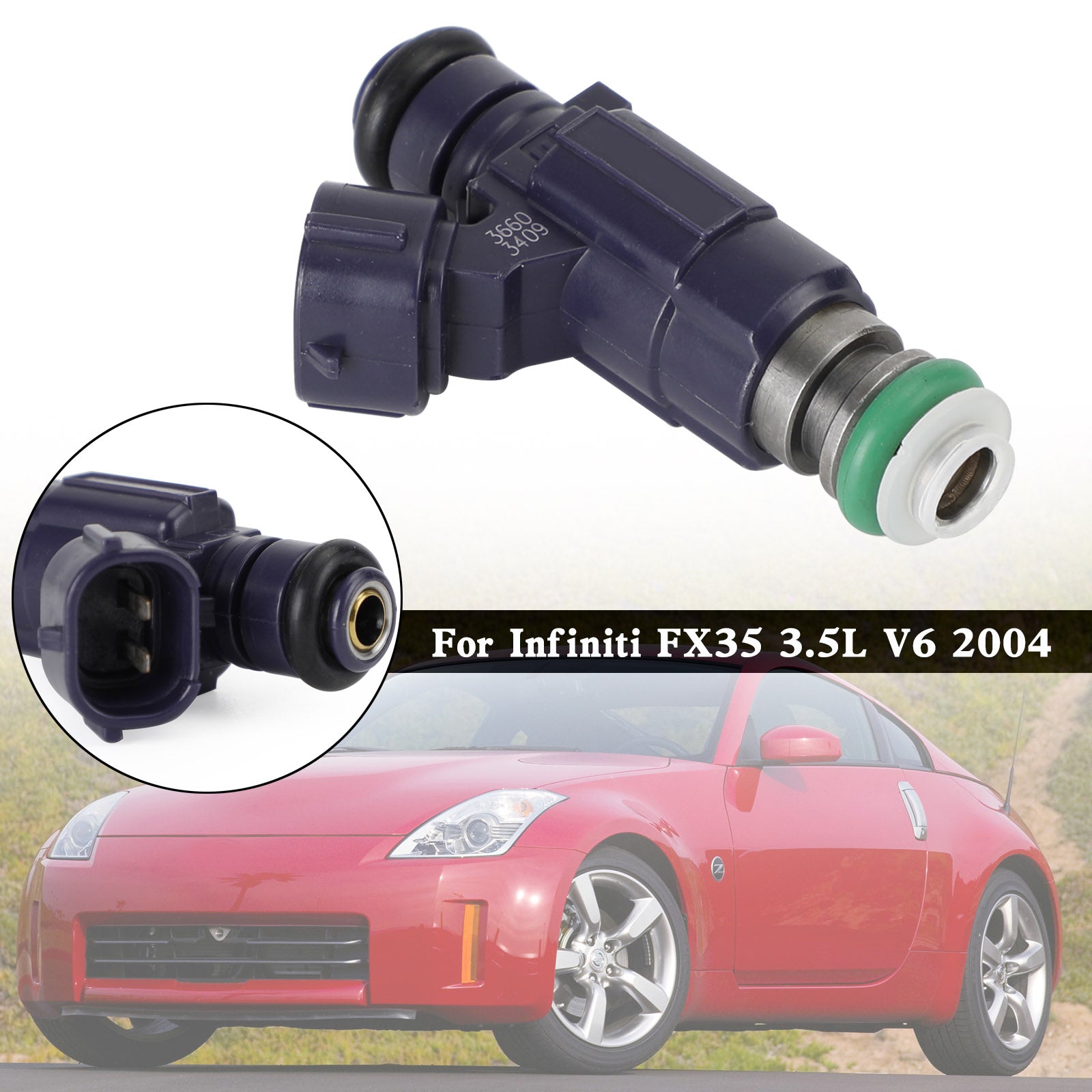 Injecteur de carburant FBJC100, 1 pièce, pour Nissan 350Z 2003-04, Infiniti G35 2003-2004