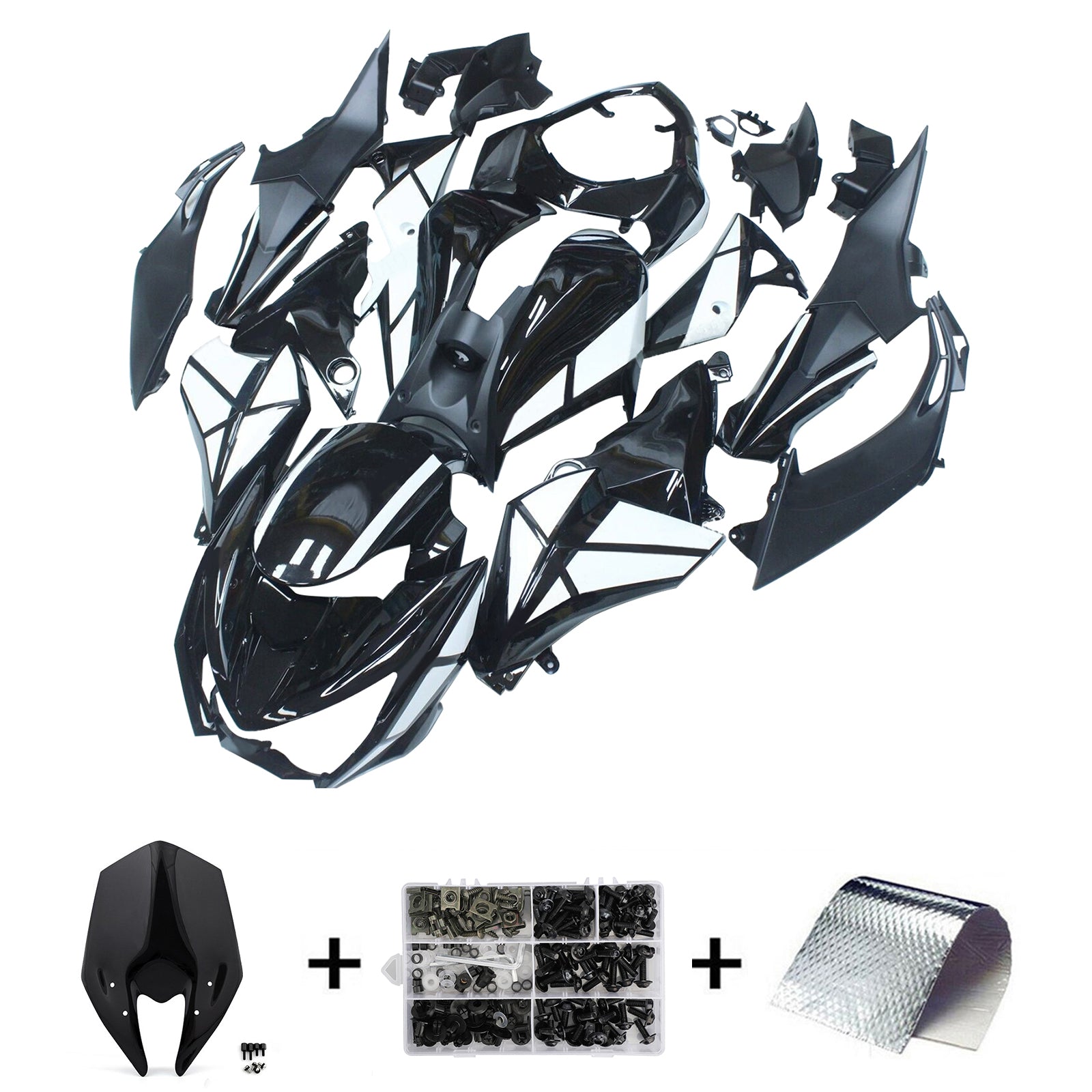 2013-2018 Kawasaki Z800 Injection Fairing Kit Bodywork Plastic ABS