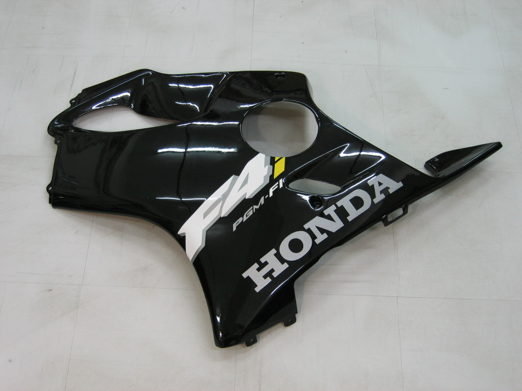 2001-2003 Honda CBR 600 F4i Zwart F4i Racing stroomlijnkappen Generiek