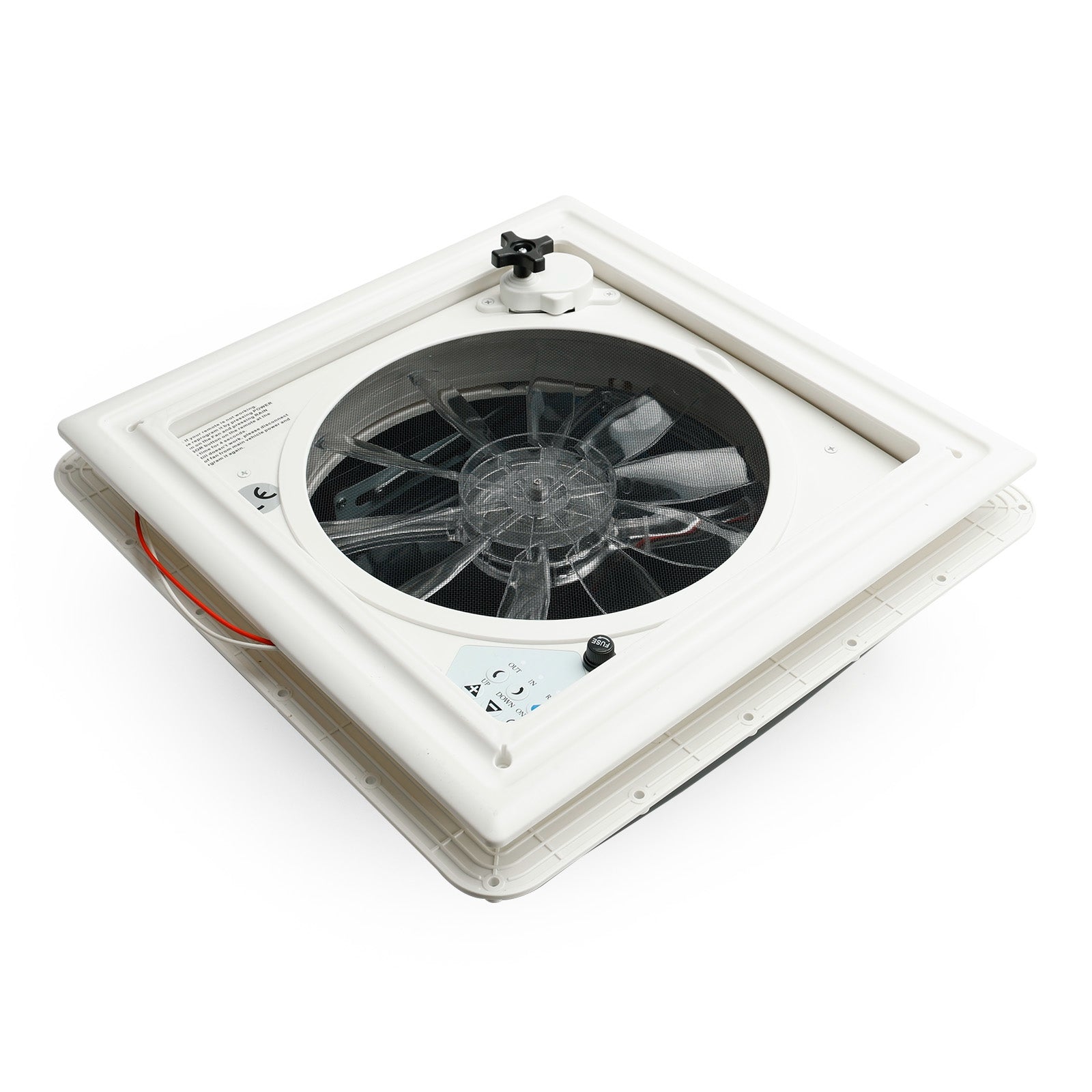 15,75 "RV Caravan Dakventilatie RV Fan 12V Dakraam Met Afstandsbediening 10 Snelheden