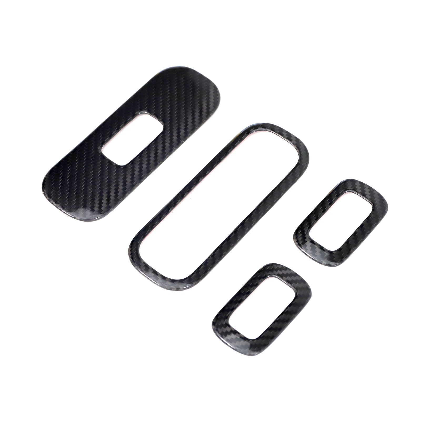 Carbon Fiber Glass Lift Switch Frame Trim Fit Benz G-Class W464 W465 2019-2026