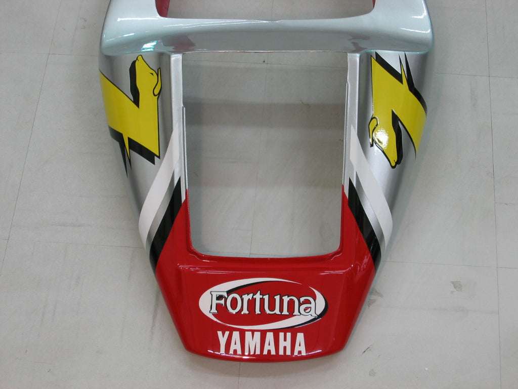 1998-1999 Yamaha YZF-R1 Red Silver No.7 Fortuna Racing Amotopart Fairings Customs Fairing