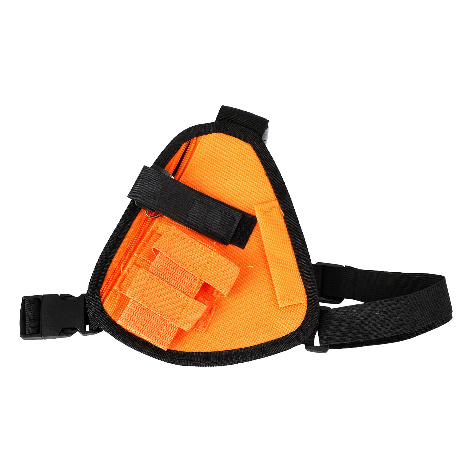 Sac triangulaire multifonction tactique pour les opérations sur le terrain Radio universelle Orange