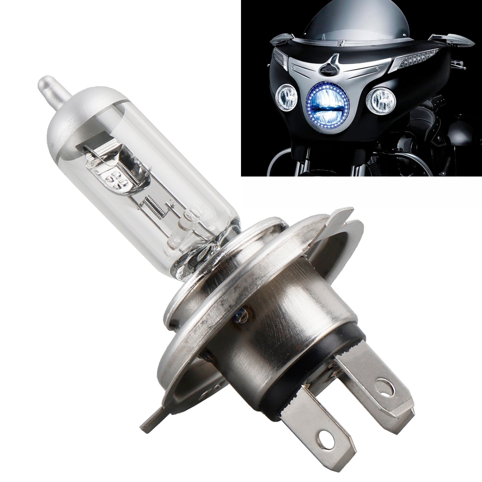 Motocyklová lampa Silverstar H4 64193SVS P43T 12V 60/55 W pre Osram