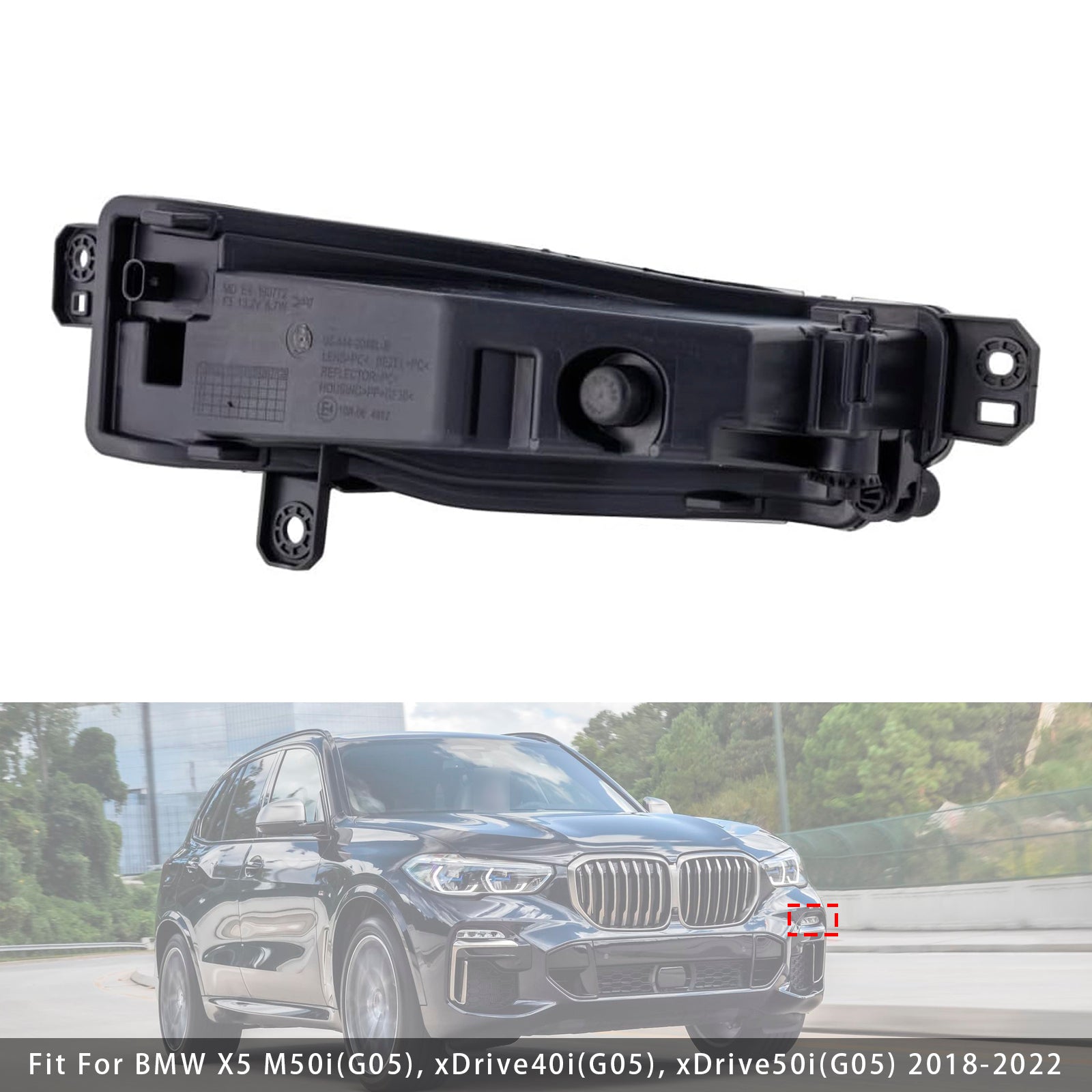 2018-2022 BMW X5 G05 1 PCS LED predné ľavé hmlové svetlo 63177406365