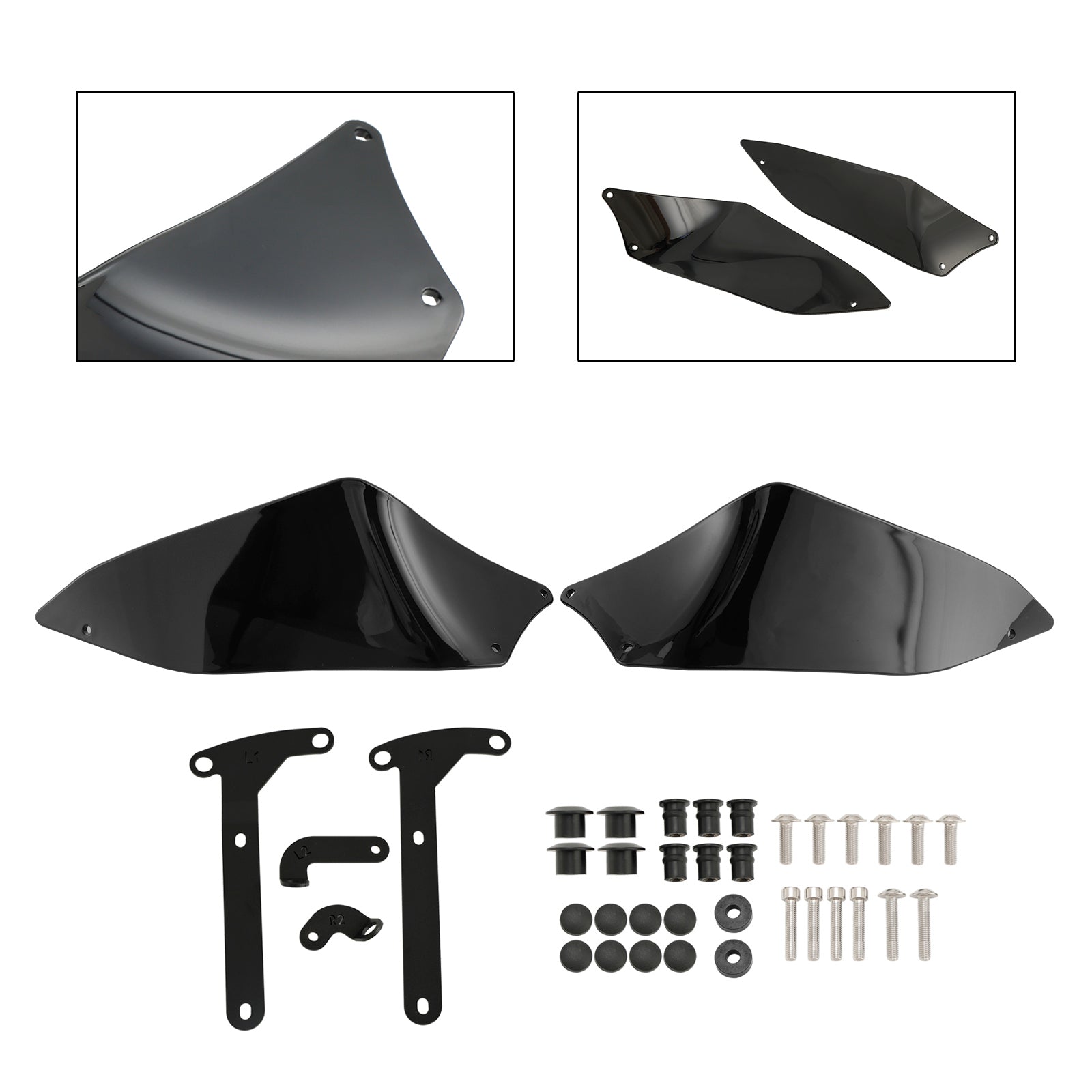 2022-2023 DUCATI Desert X Motorcycle Deflector Side Top
