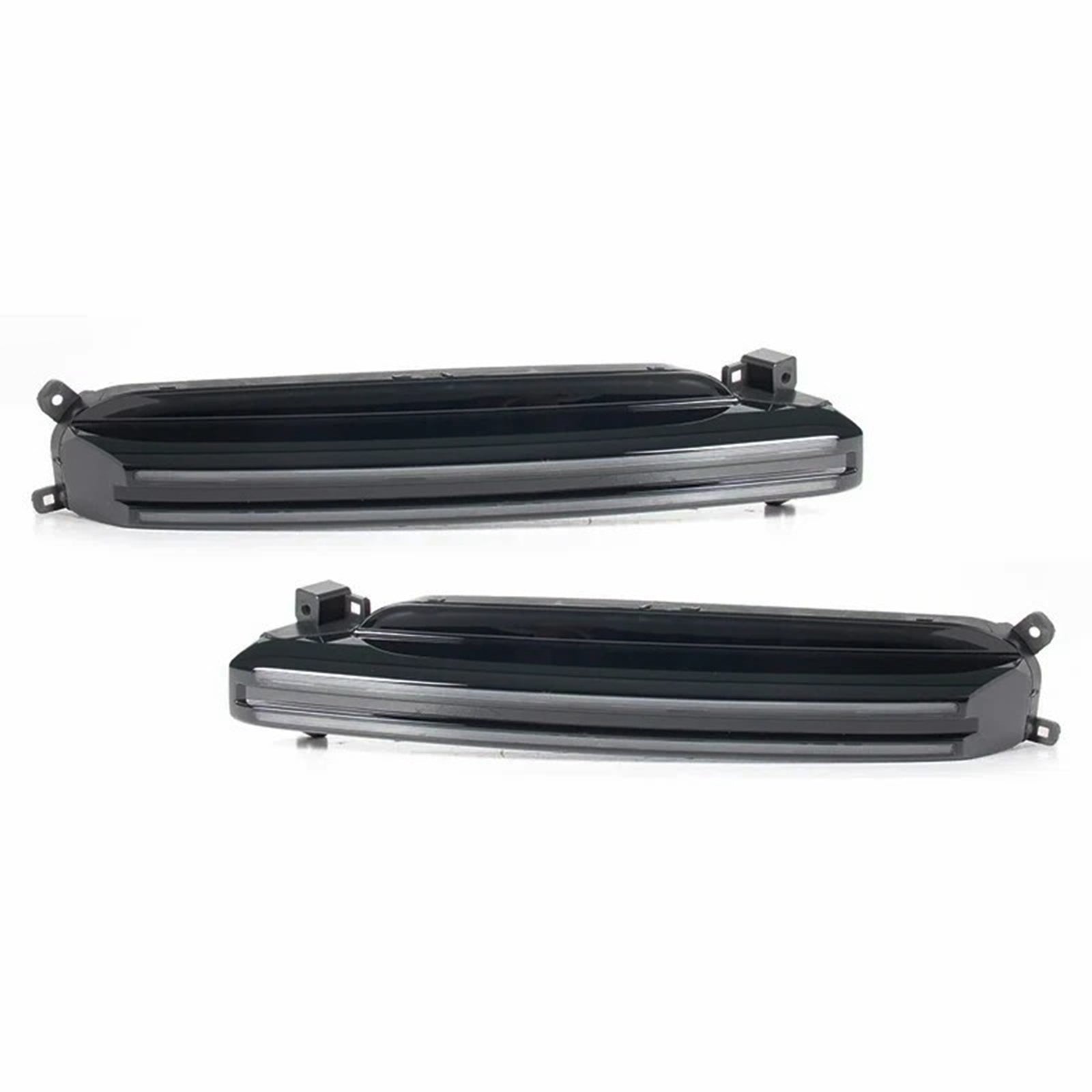 Front dagtid løpelampe tåke lysmontering for Porsche Cayenne Turbo 18-22