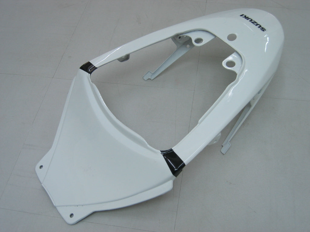 2005-2006 GSXR1000 White Black Bodywork Fairing ABS Injection Molded Plastics Set Generic