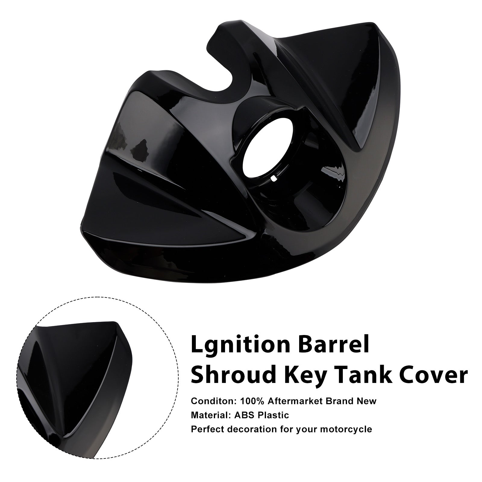 2022-2025 Trident 660 Lgnition Barrel Shroud Key Tank Cover