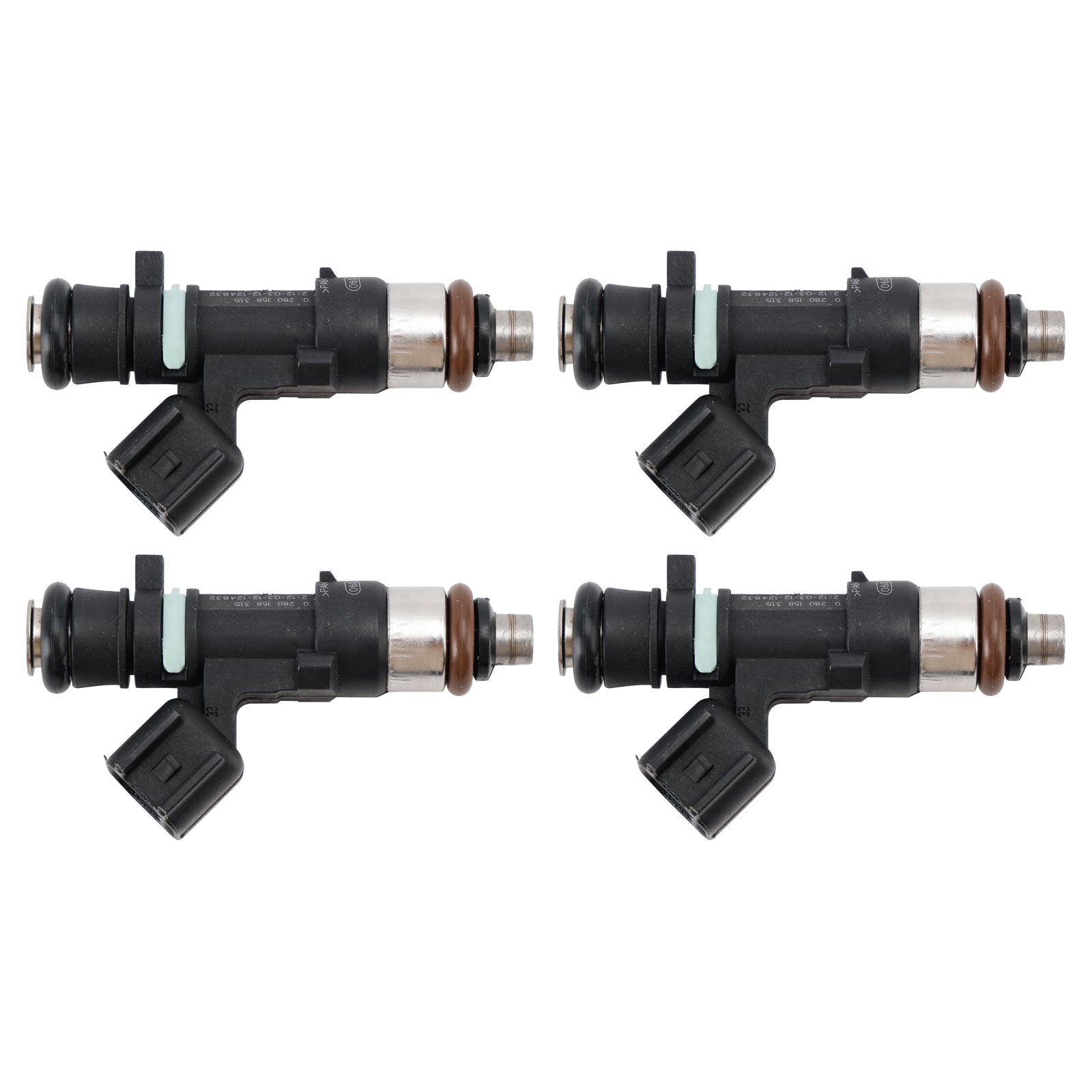 4Pcs Fuel Injector For Volvo C30 S60 V50 V60 XC60 L5 2.5L 05-16 0280158315
