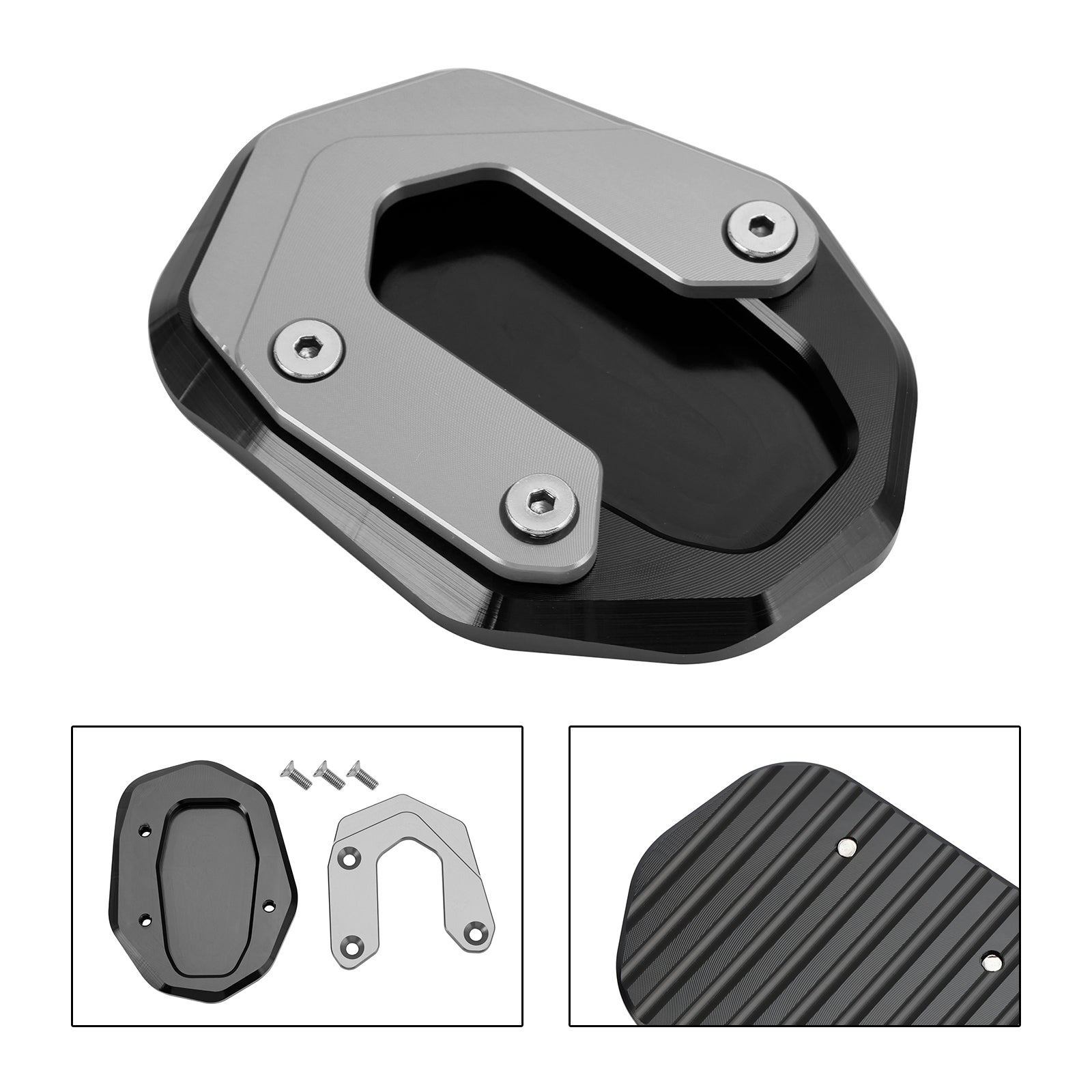 Kickstand Enlarge Plate Pad fit for Ducati Scrambler 400/800/1100 2015-2020