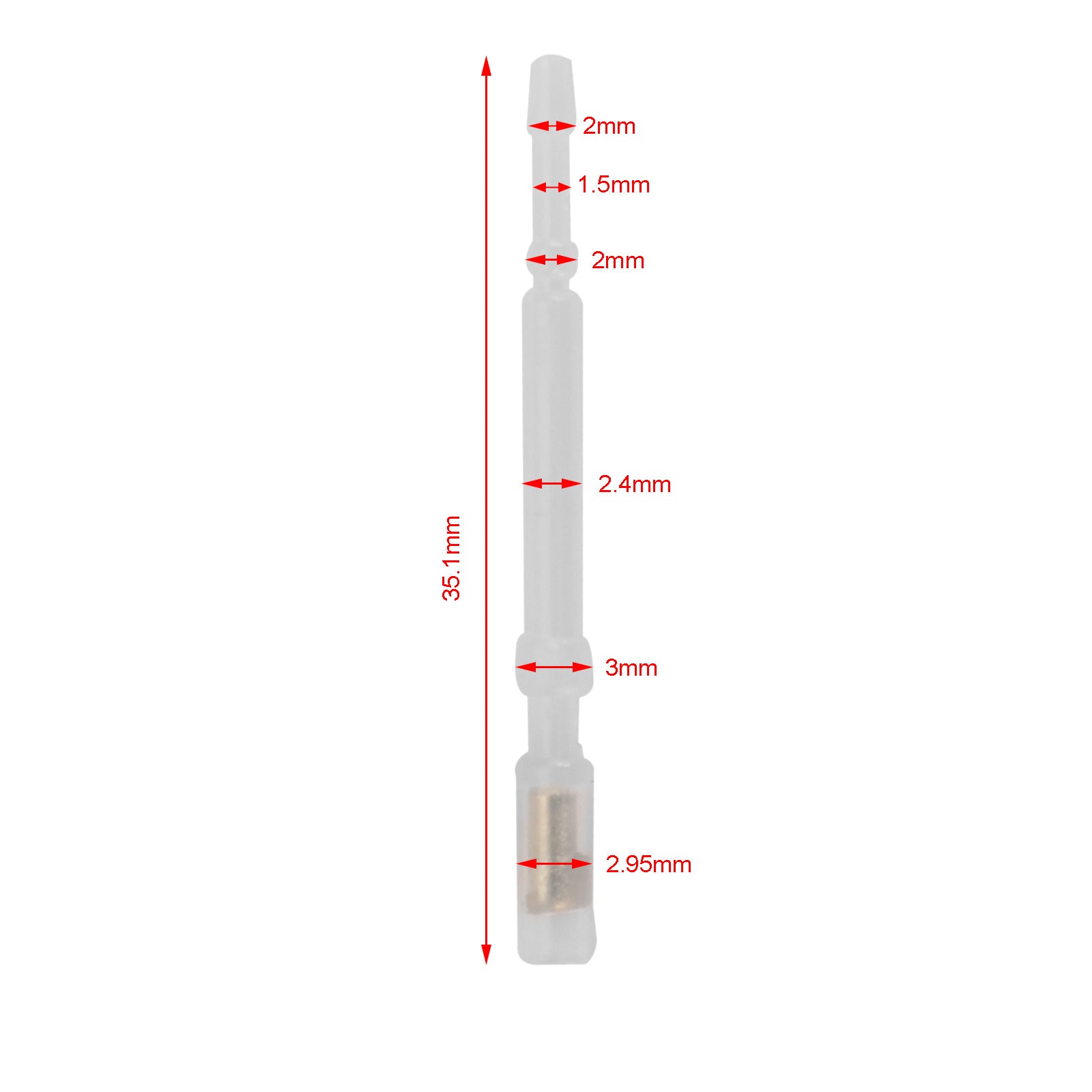 5 stuks BL Touch Pin Sonde Auto Bed Niveausensor Naald geschikt voor 3D Touch