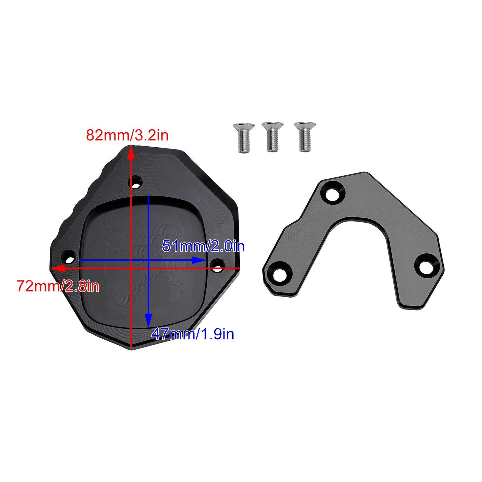 2023-2024 Standaard Vergroten Plaat Pad geschikt voor Honda XL 750 Transalp CB750 Hornet