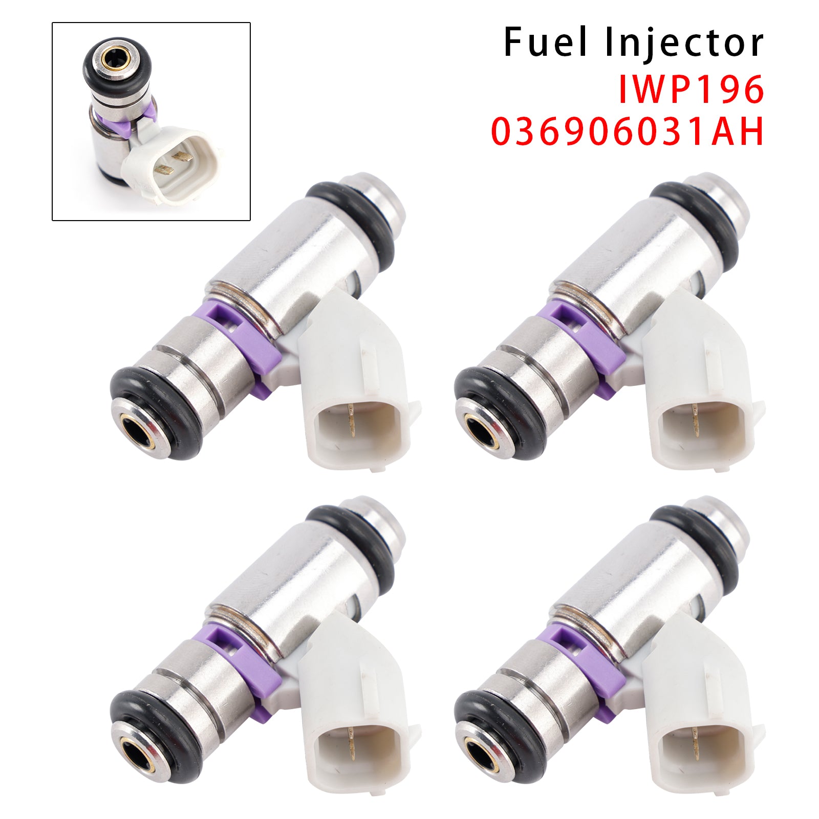 Injecteur de carburant pour VW Golf Polo Seat Toledo Skoda Fabia IWP196, 4 pièces