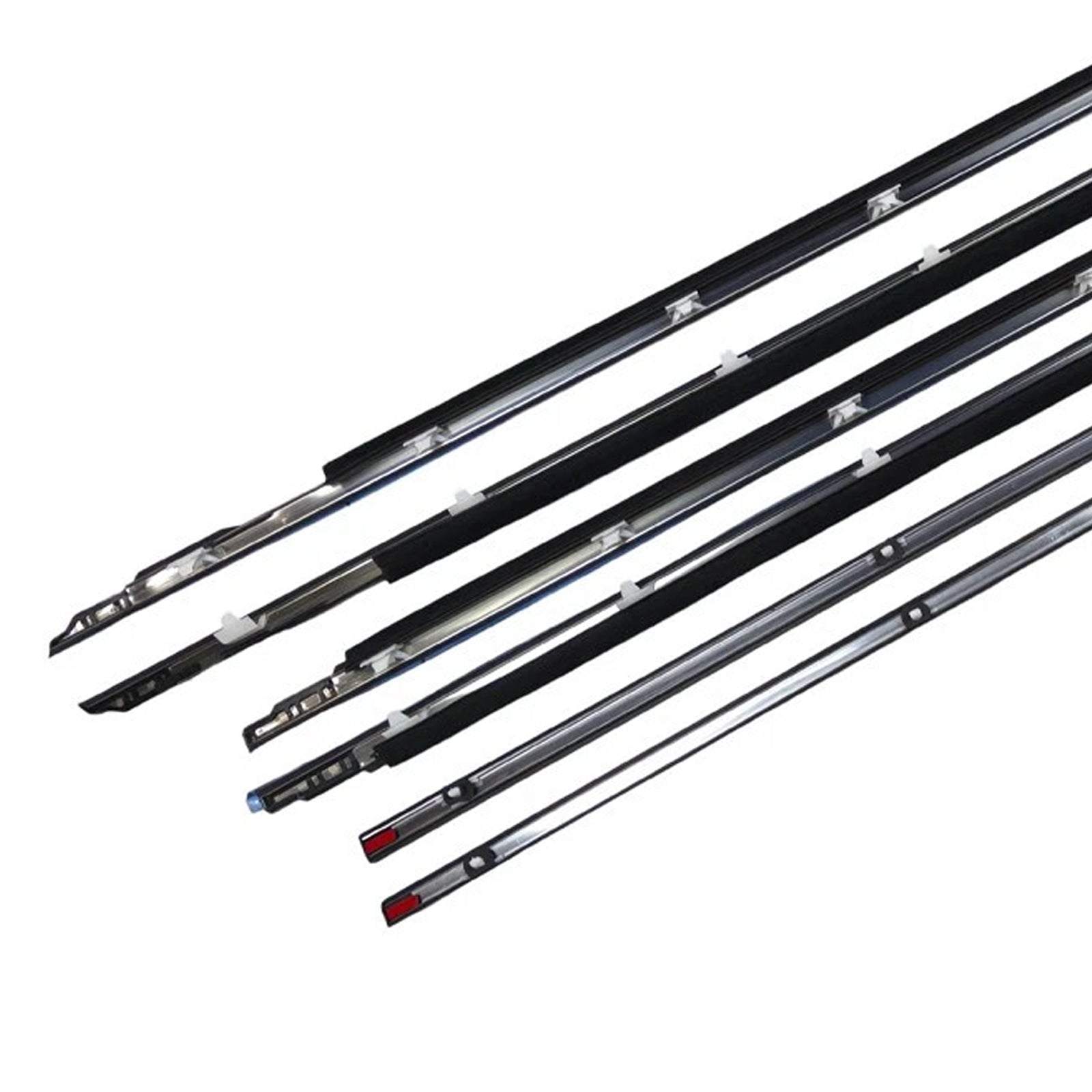 6PCS Door Belt Molding For Toyota Land Cruiser 80 Series 1991-1997