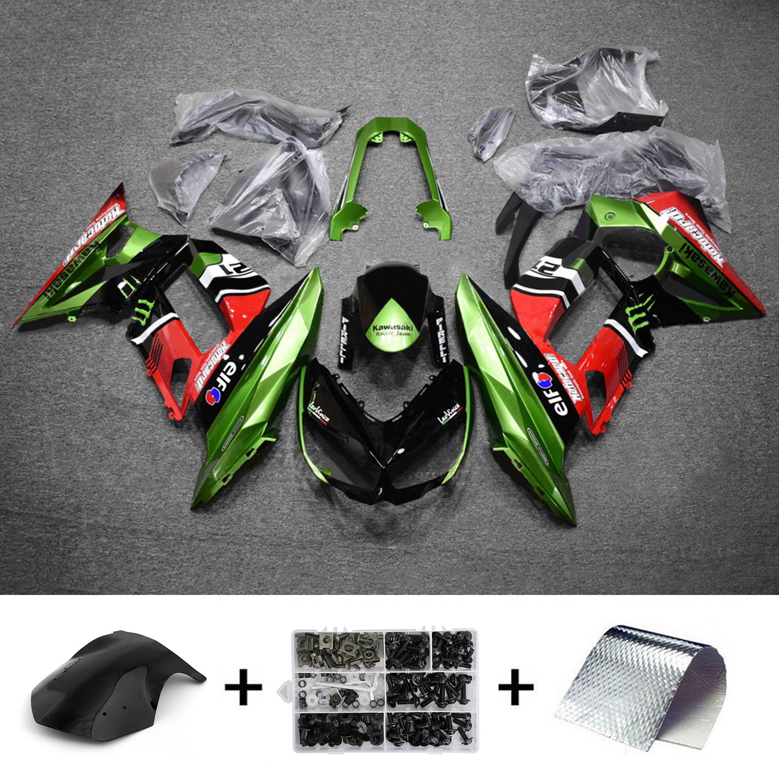 Injection Fairing Kit Bodywork Plastic ABS fit For Kawasaki Z1000SX 2010-2015
