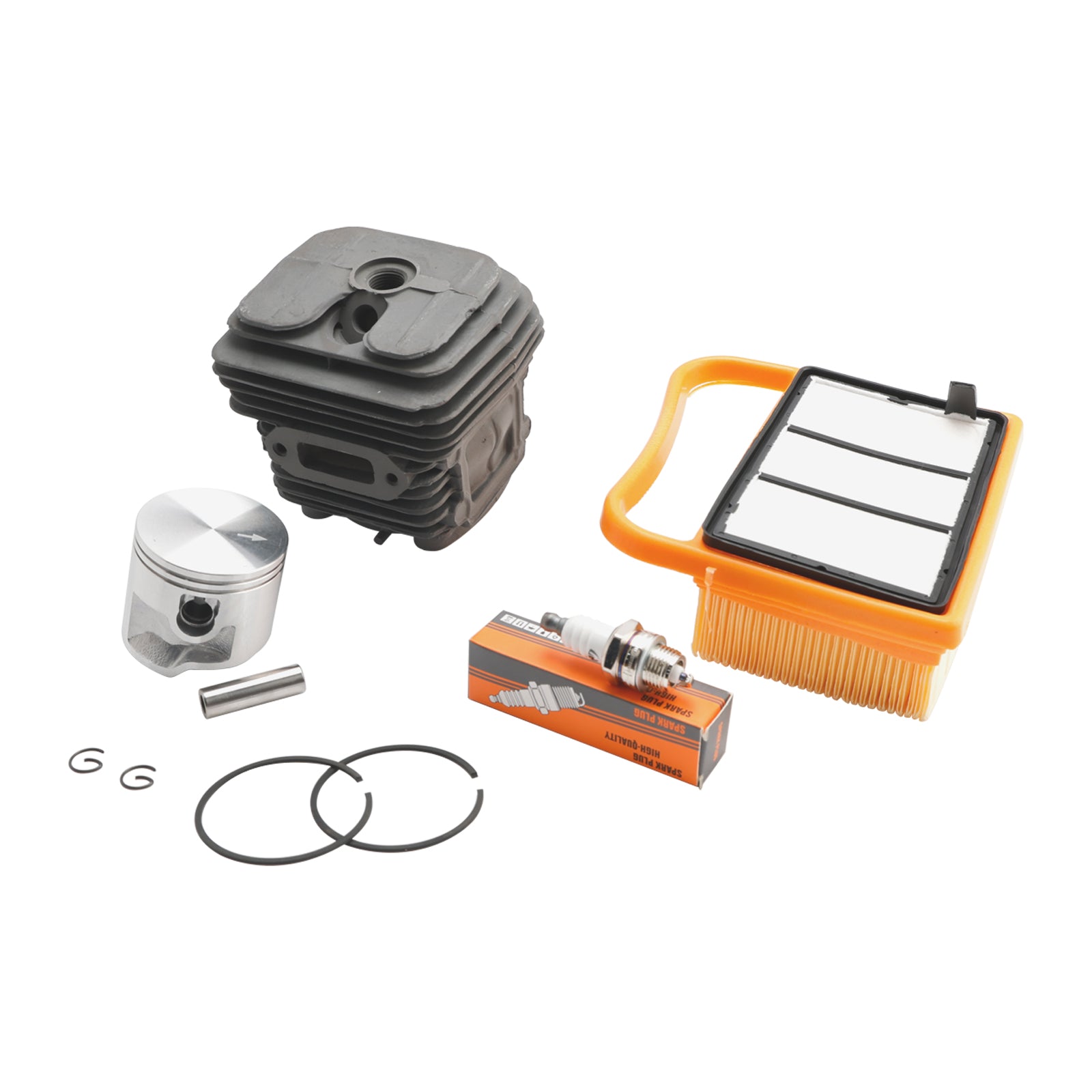 Kit d'entretien cylindre-piston avec filtre à air pour Stihl TS410 TS420