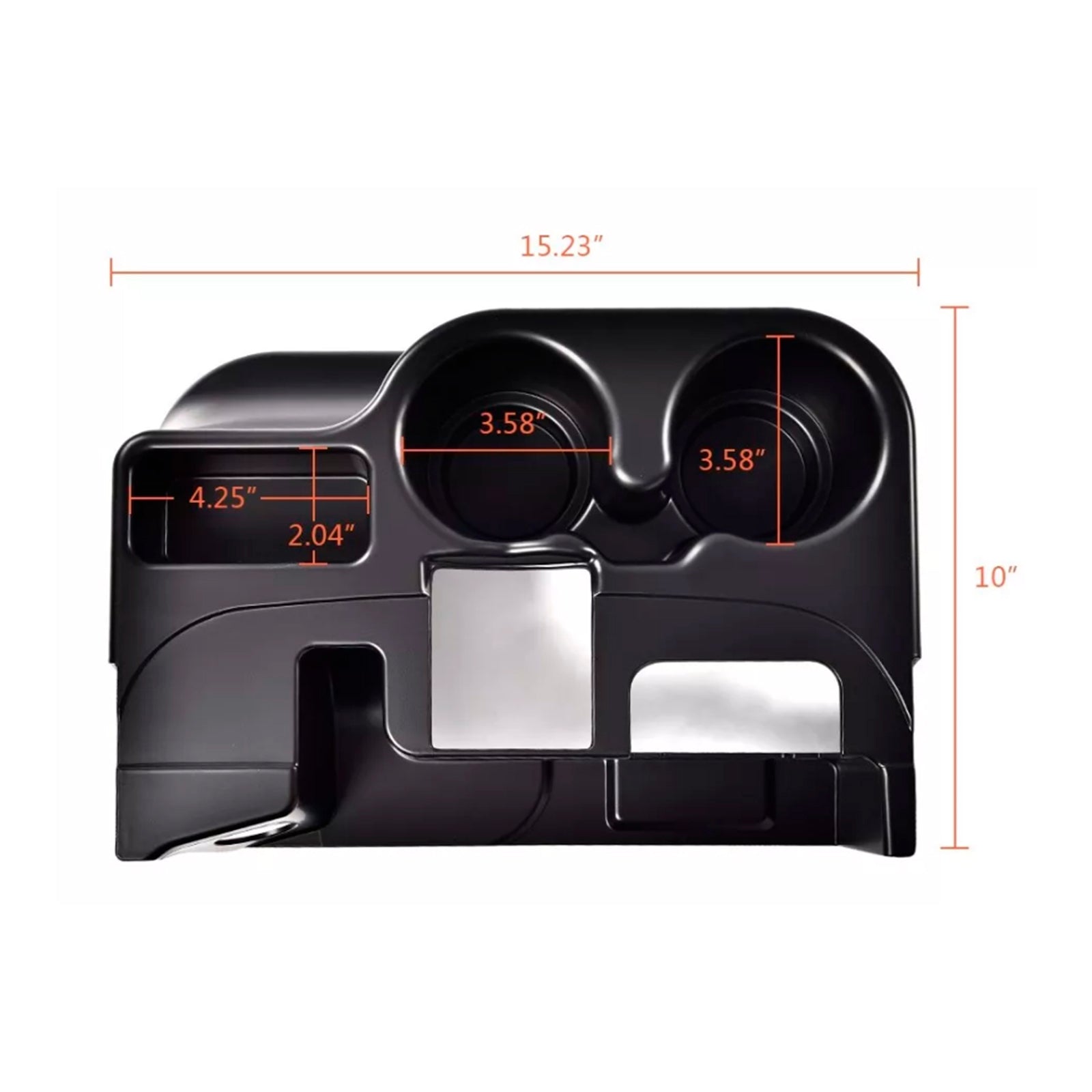 Center Console Cup Holder Matte Black For Dodge Ram 1500 2500 3500 2003-2012
