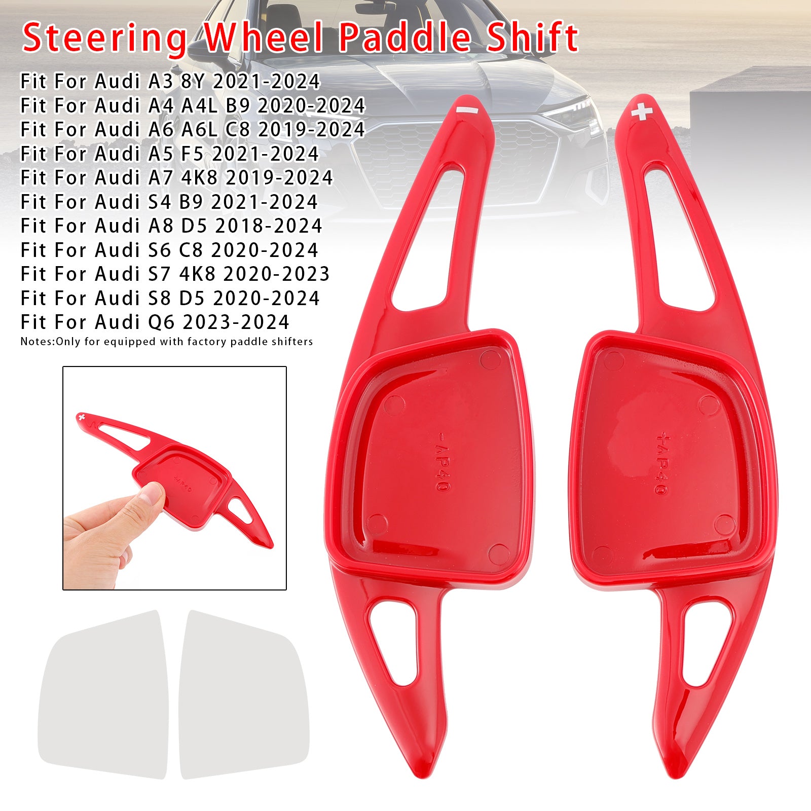 Stuurwiel Paddle Shifter Uitbreiding Geschikt voor Audi A3 A4 A6