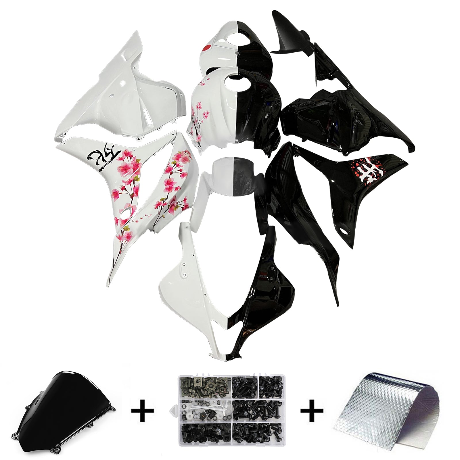 Injektionsmässa Kit Bodywork Plastic ABS för Honda CBR600RR 2009-2012 F5