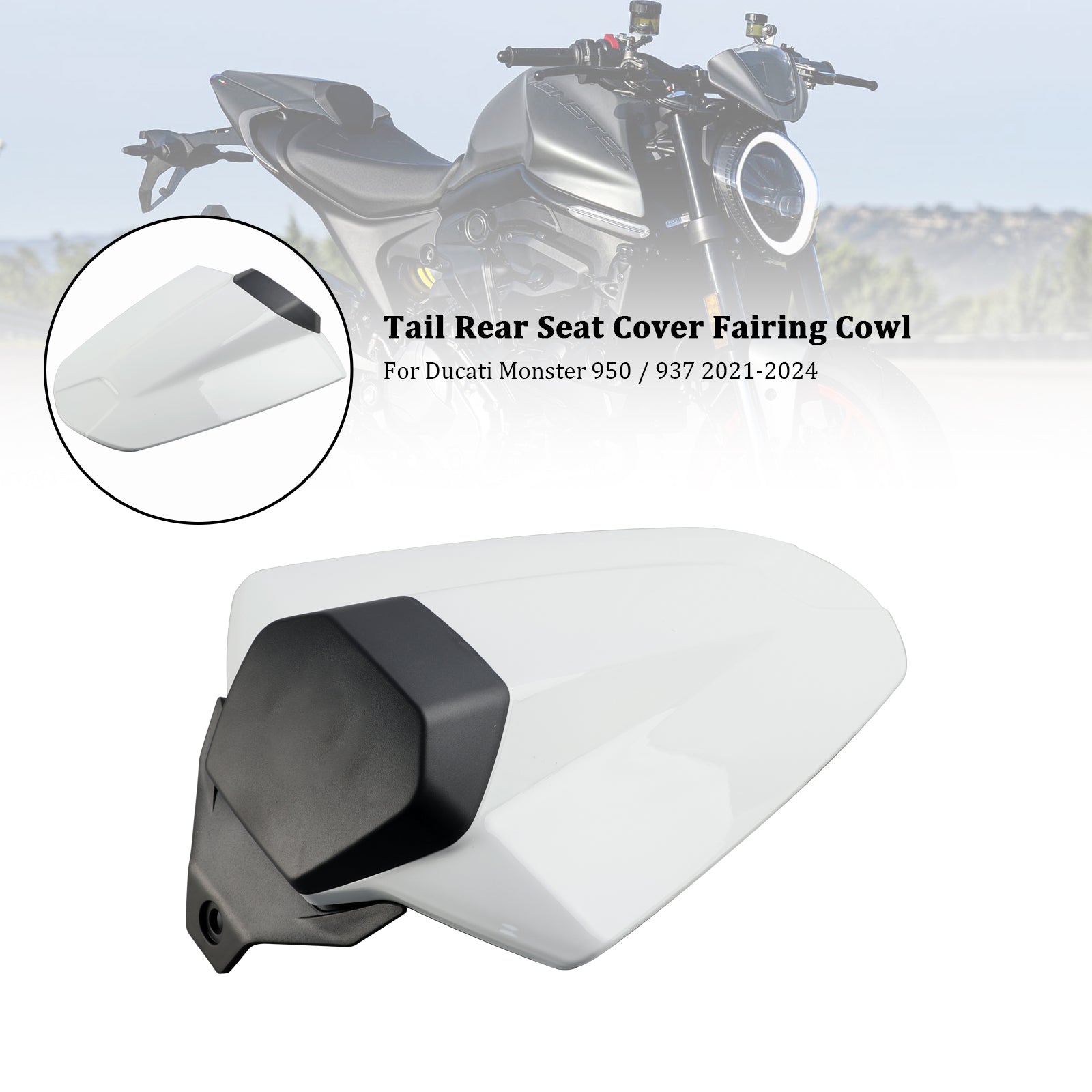 2021-2024 Ducati Monster 950 937 Tail Rear Seat Cover Fairing Cowl