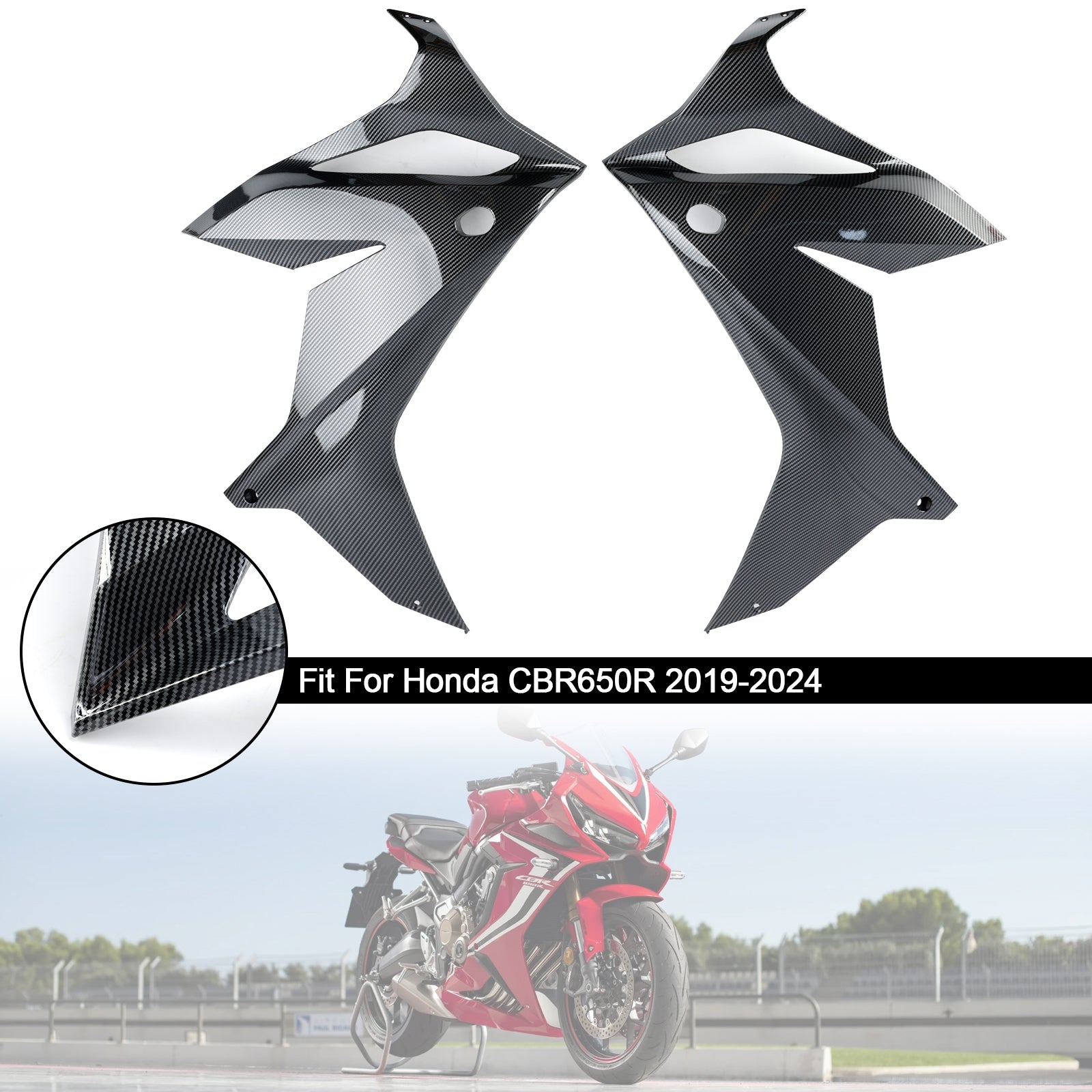 2019-2024 Honda CBR650R Side frame Cover Panel Fairing Body Cowl