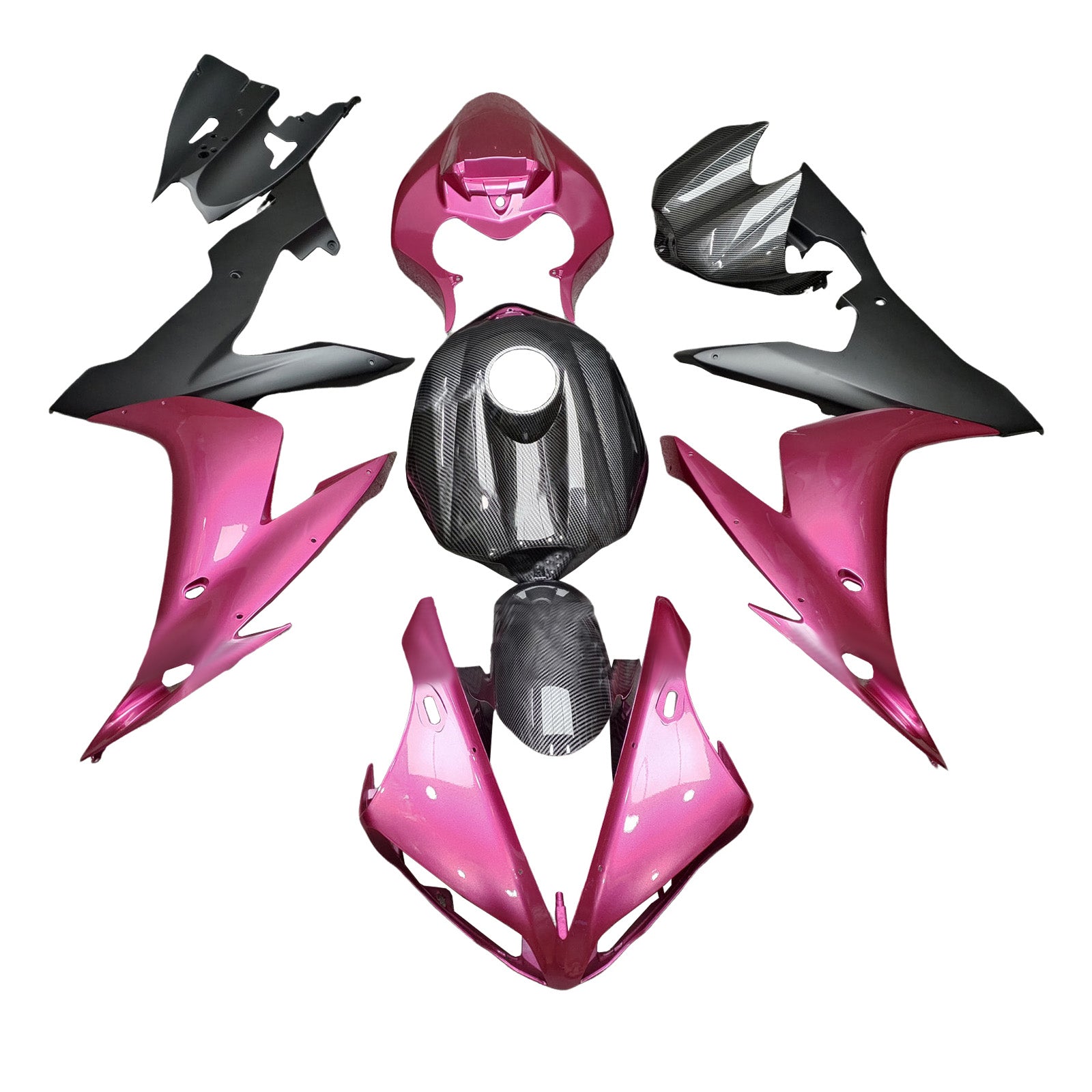 Kit de carenado de inyección carrocería plástico ABS para Yamaha YZFR1 YZF-R1 2004-2006