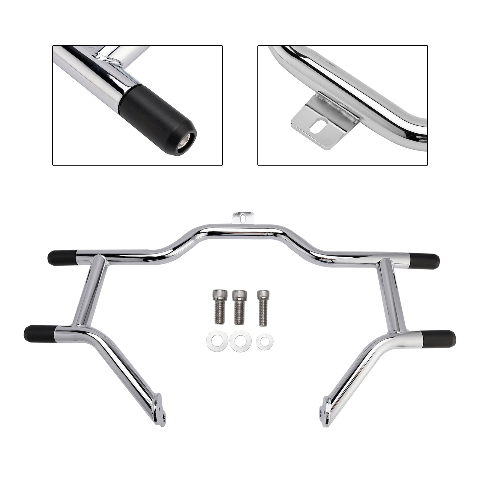 Kit de barre de protection pour moteur de pare-chocs, support de carénage, adapté pour Cvo Road King, noir